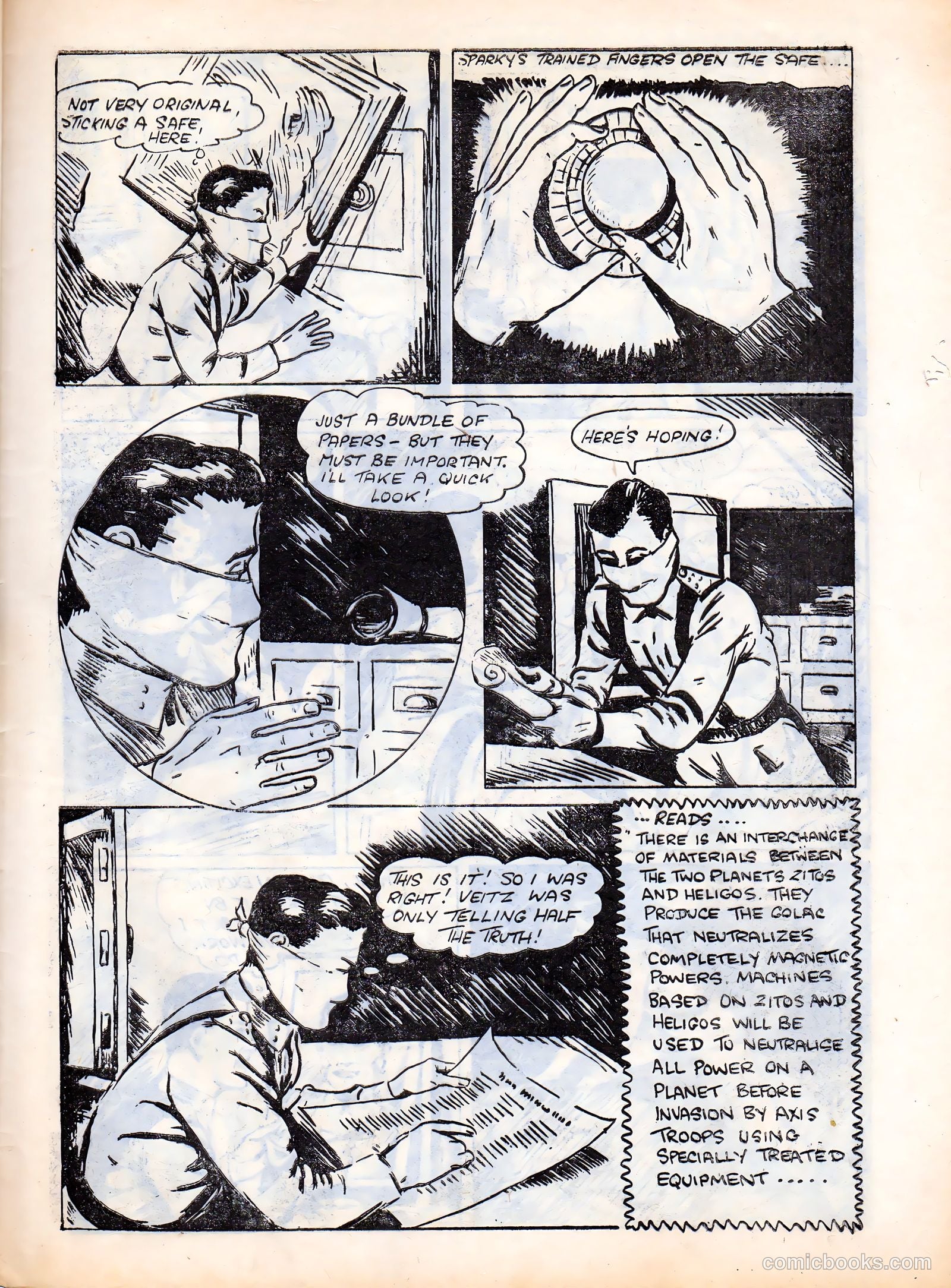 Space Commando Comics #57 (1954) — page 23 of 28