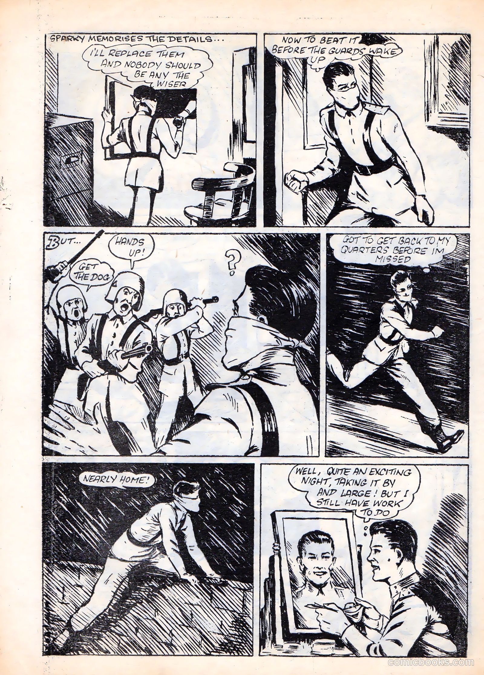 Space Commando Comics #57 (1954) — page 24 of 28