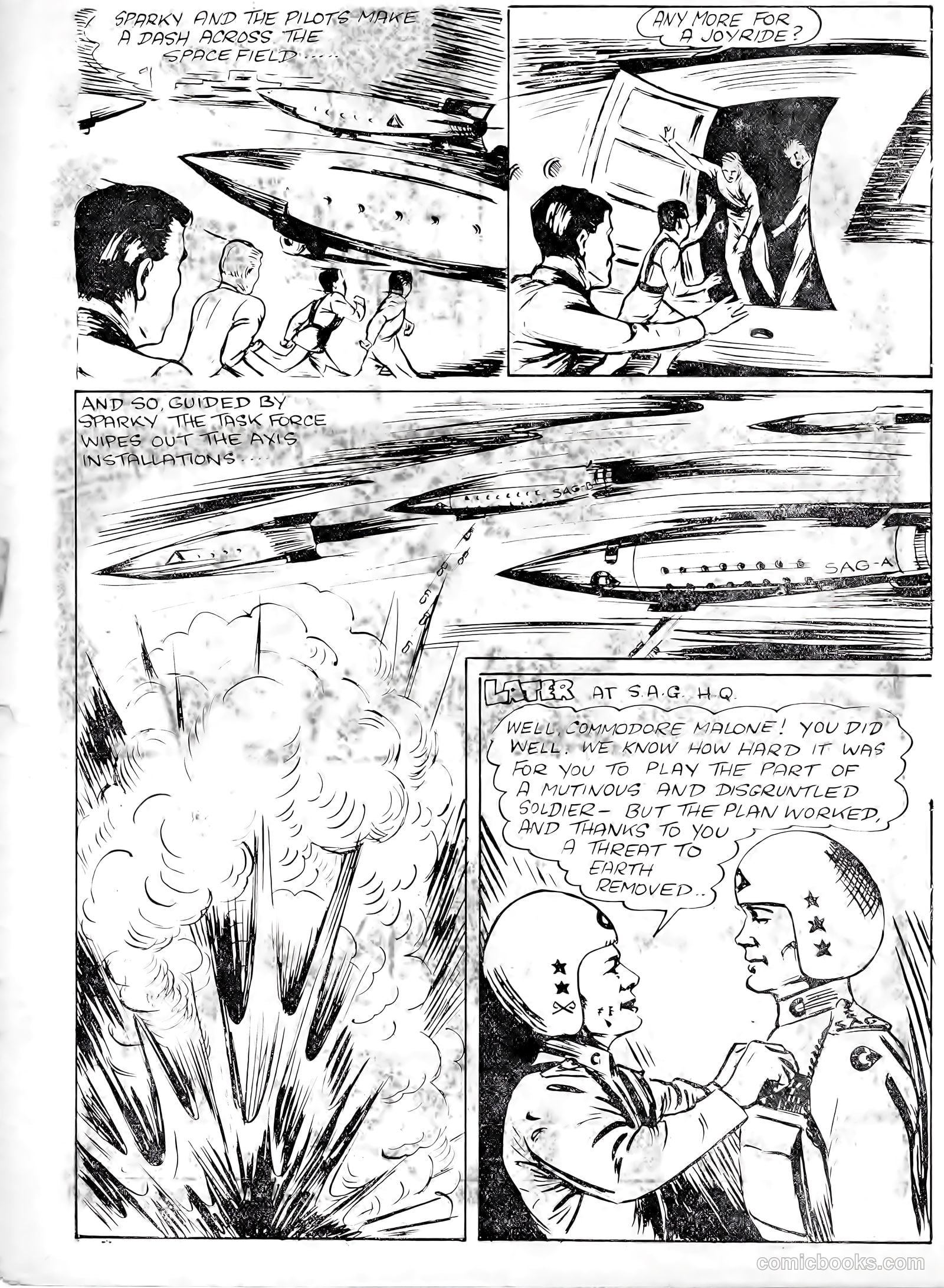 Space Commando Comics #57 (1954) — page 27 of 28