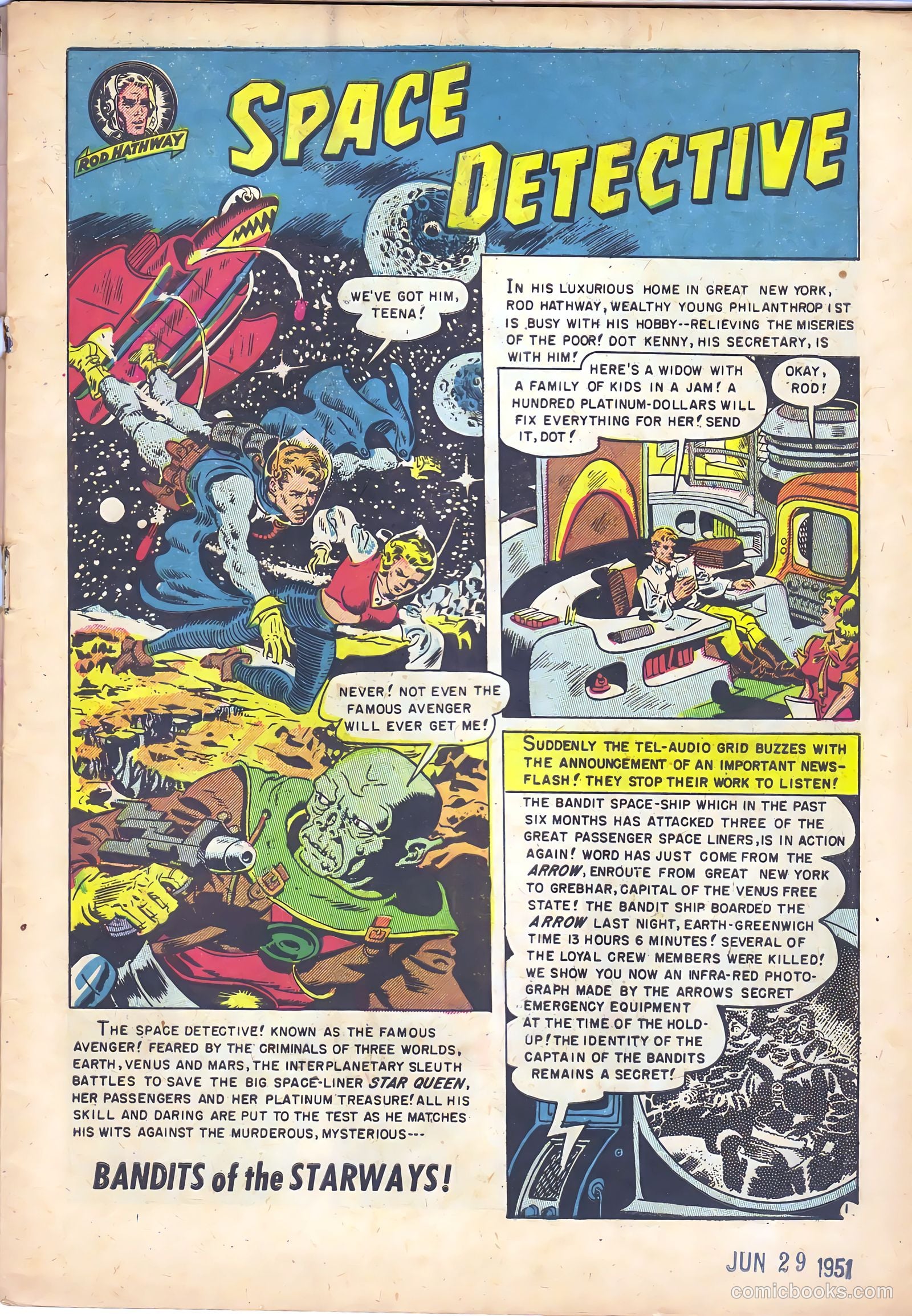 Space Detective #1 (1951) — page 3 of 25