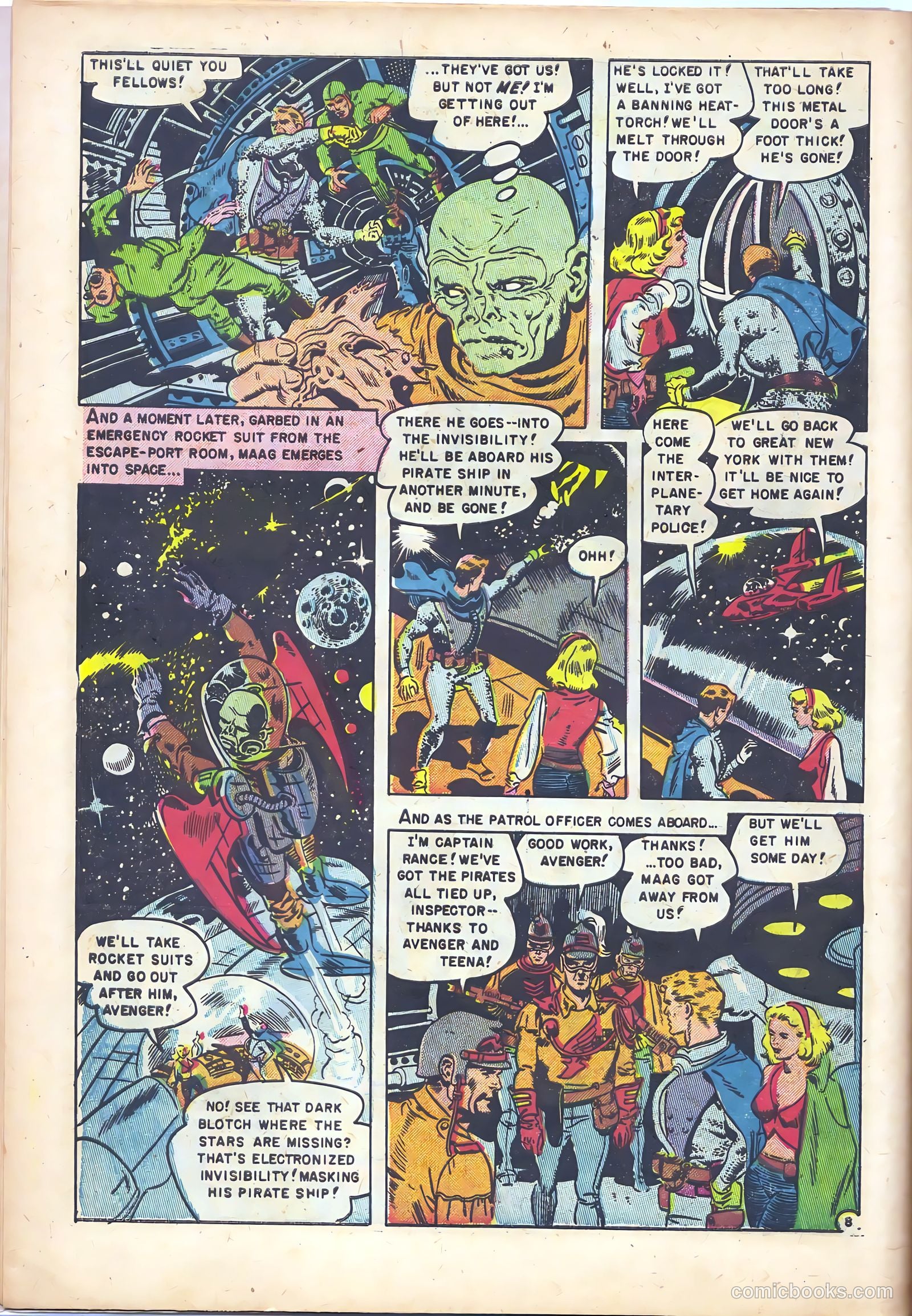 Space Detective #1 (1951) — page 10 of 25