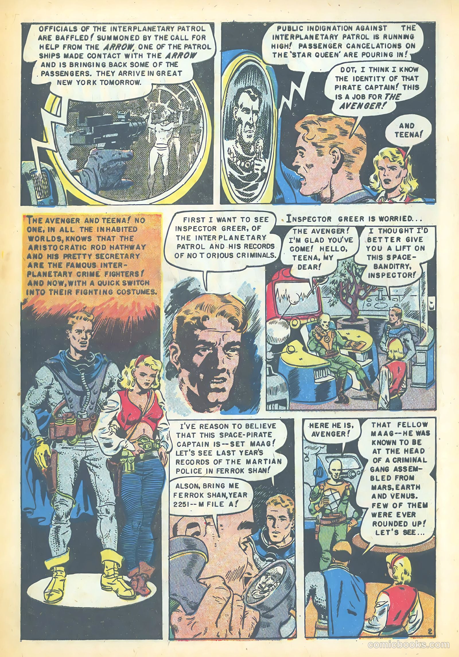 Space Detective #1 (1951) — page 4 of 36