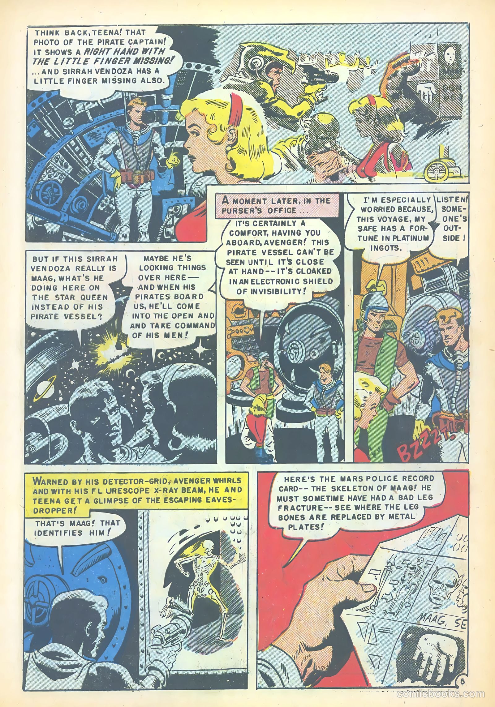 Space Detective #1 (1951) — page 7 of 36