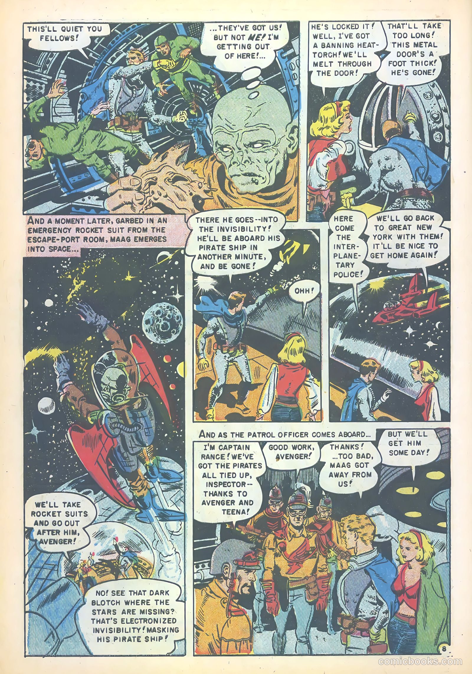 Space Detective #1 (1951) — page 10 of 36