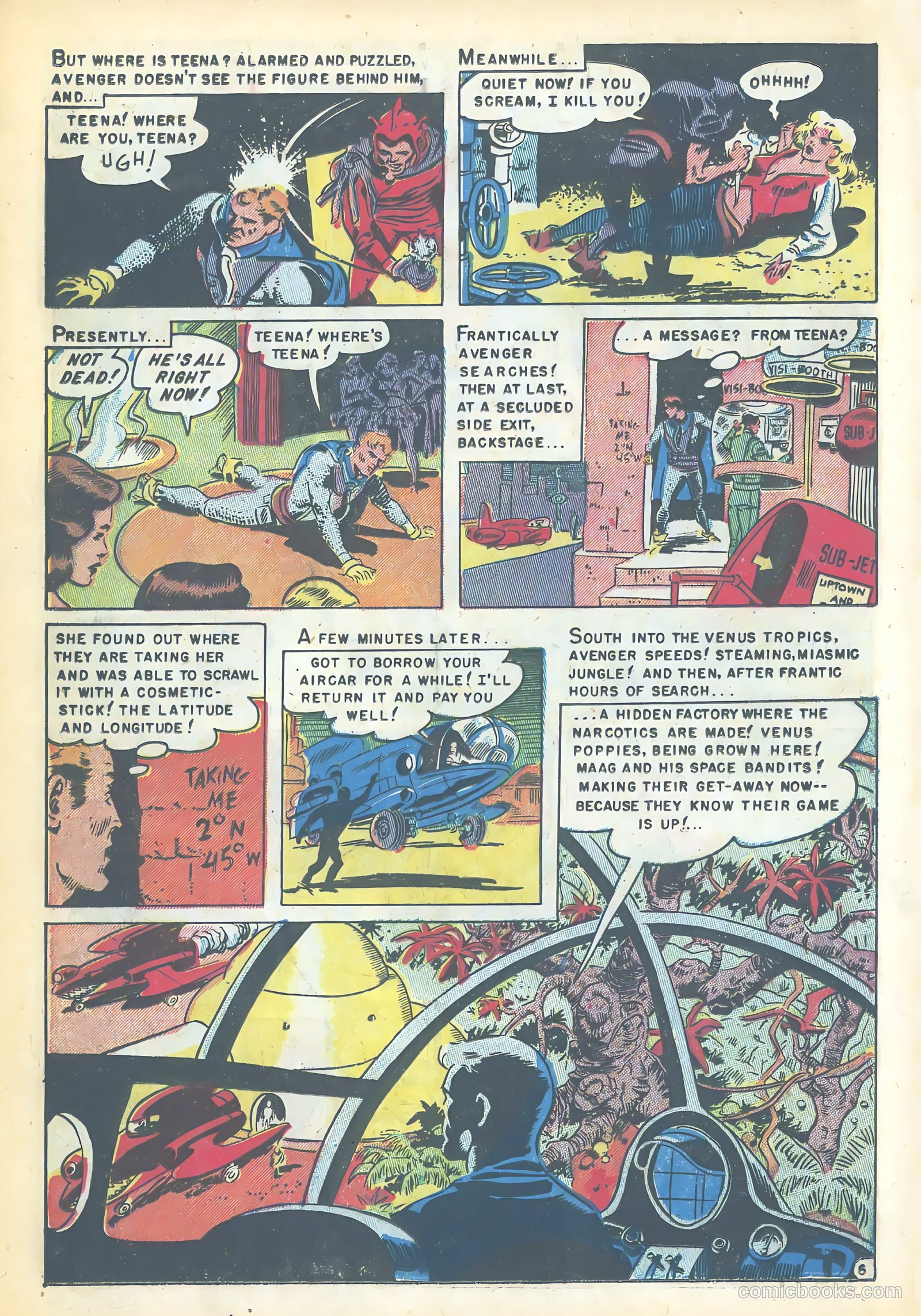 Space Detective #1 (1951) — page 16 of 36