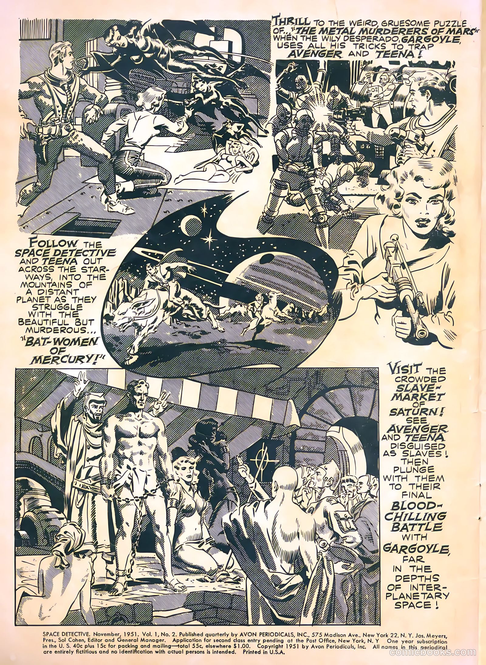 Space Detective #2 (1951) — page 2 of 36