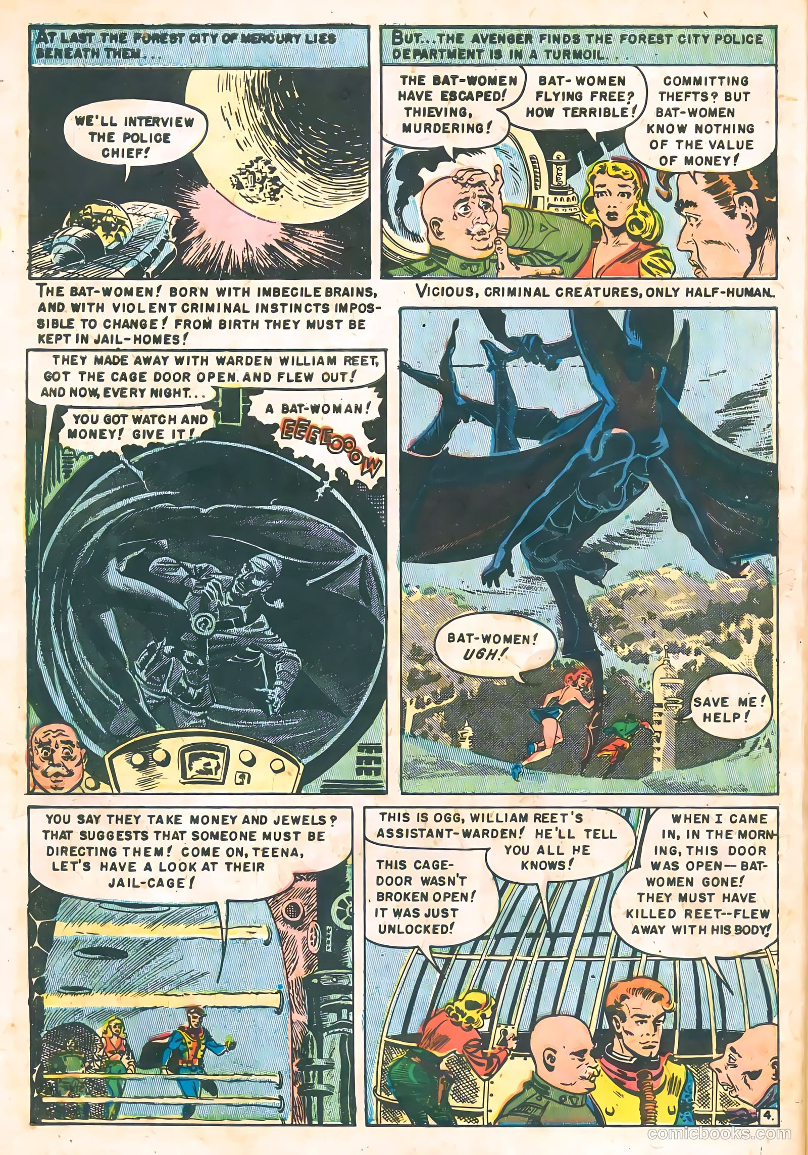 Space Detective #2 (1951) — page 6 of 36