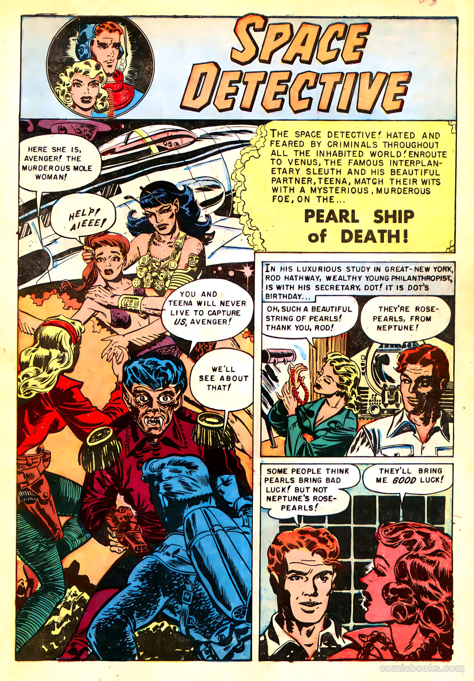 Space Detective #3 (1952) — page 3 of 36