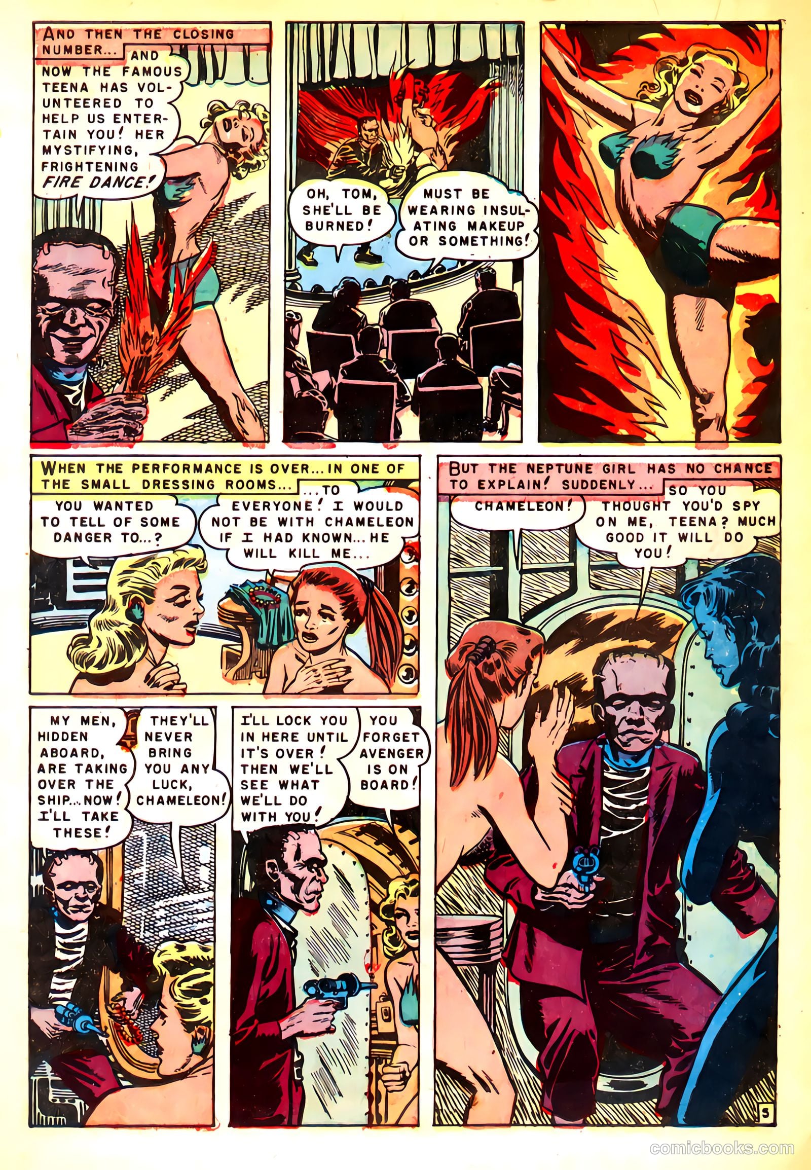 Space Detective #3 (1952) — page 7 of 36