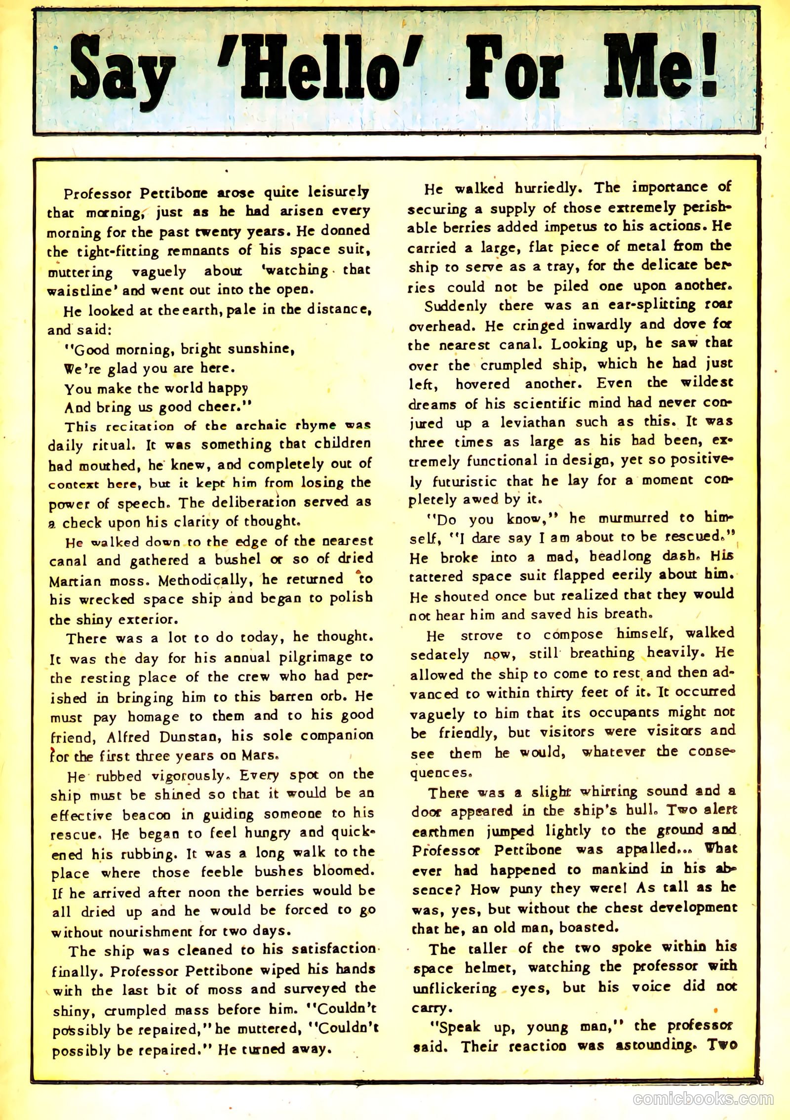 Space Detective #3 (1952) — page 24 of 36