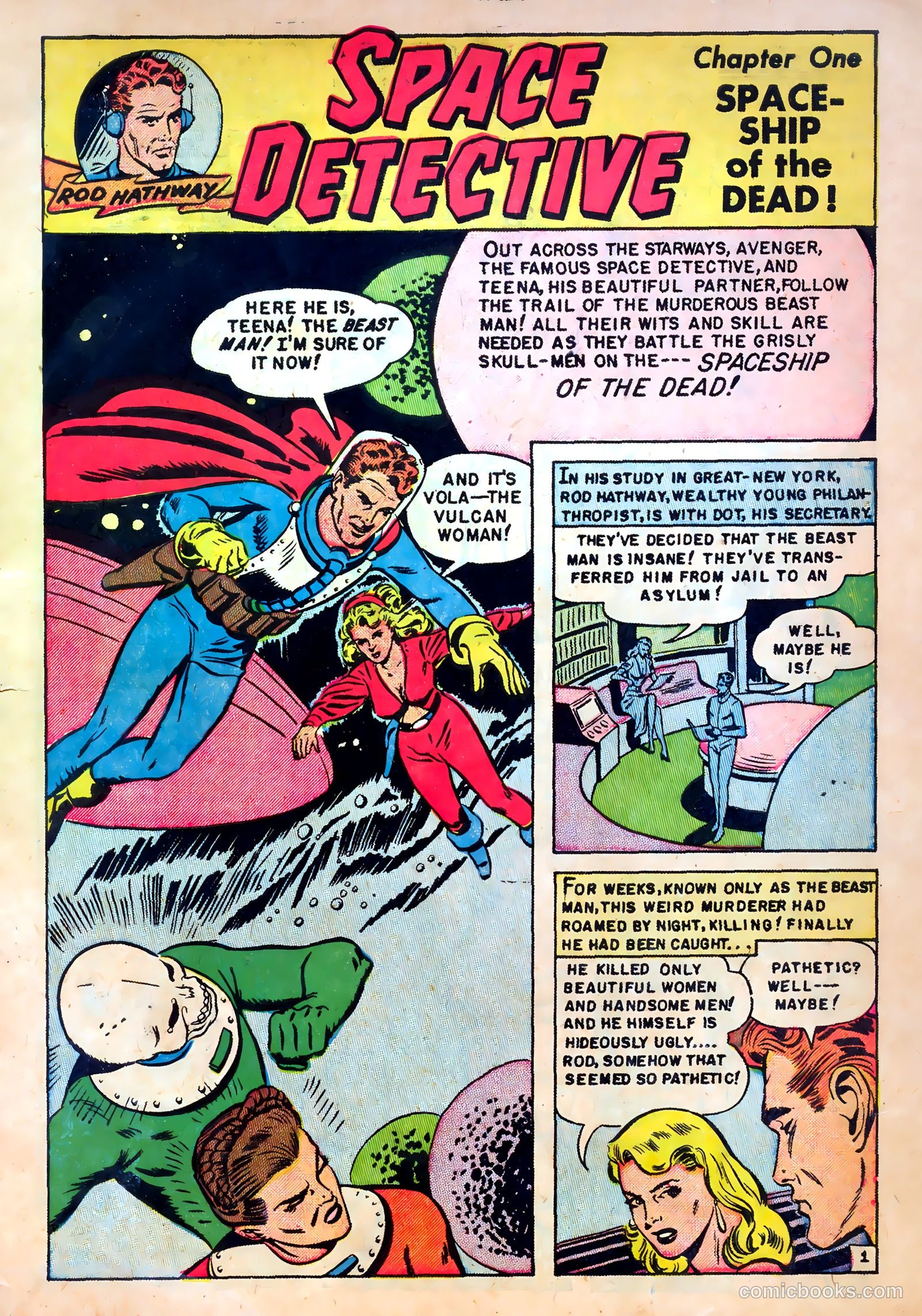 Space Detective #4 (1952) — page 3 of 36