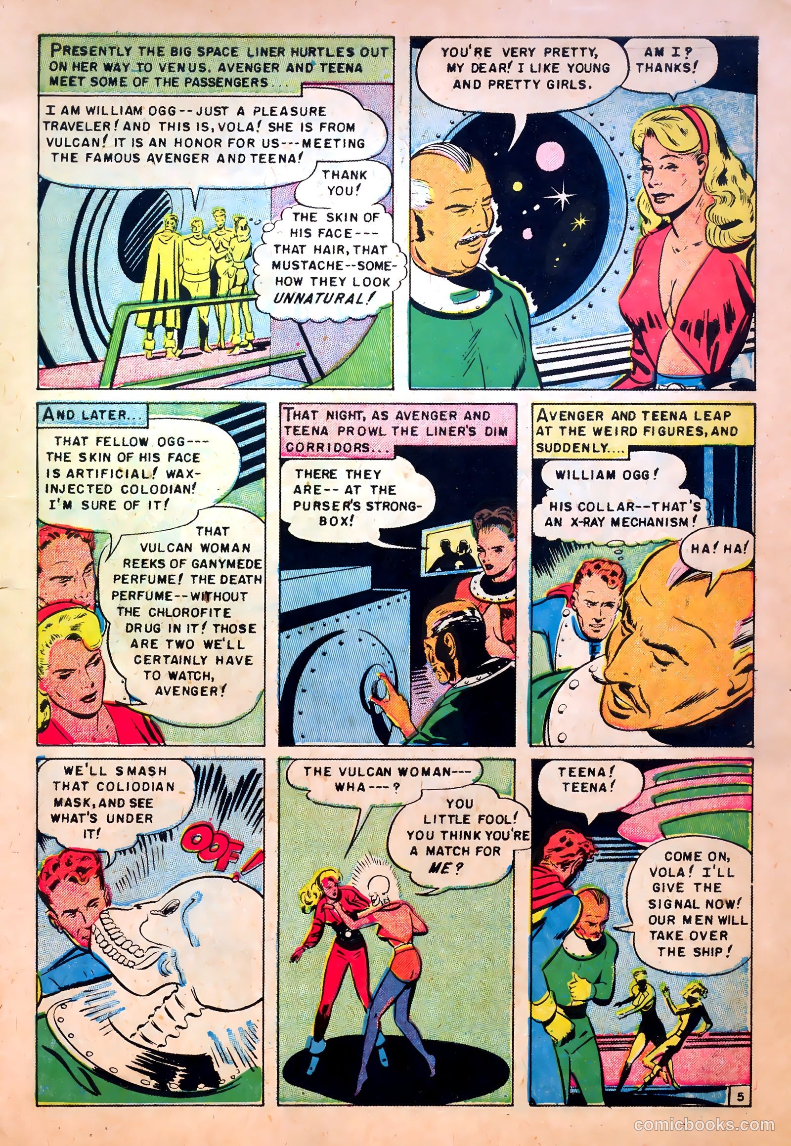 Space Detective #4 (1952) — page 7 of 36