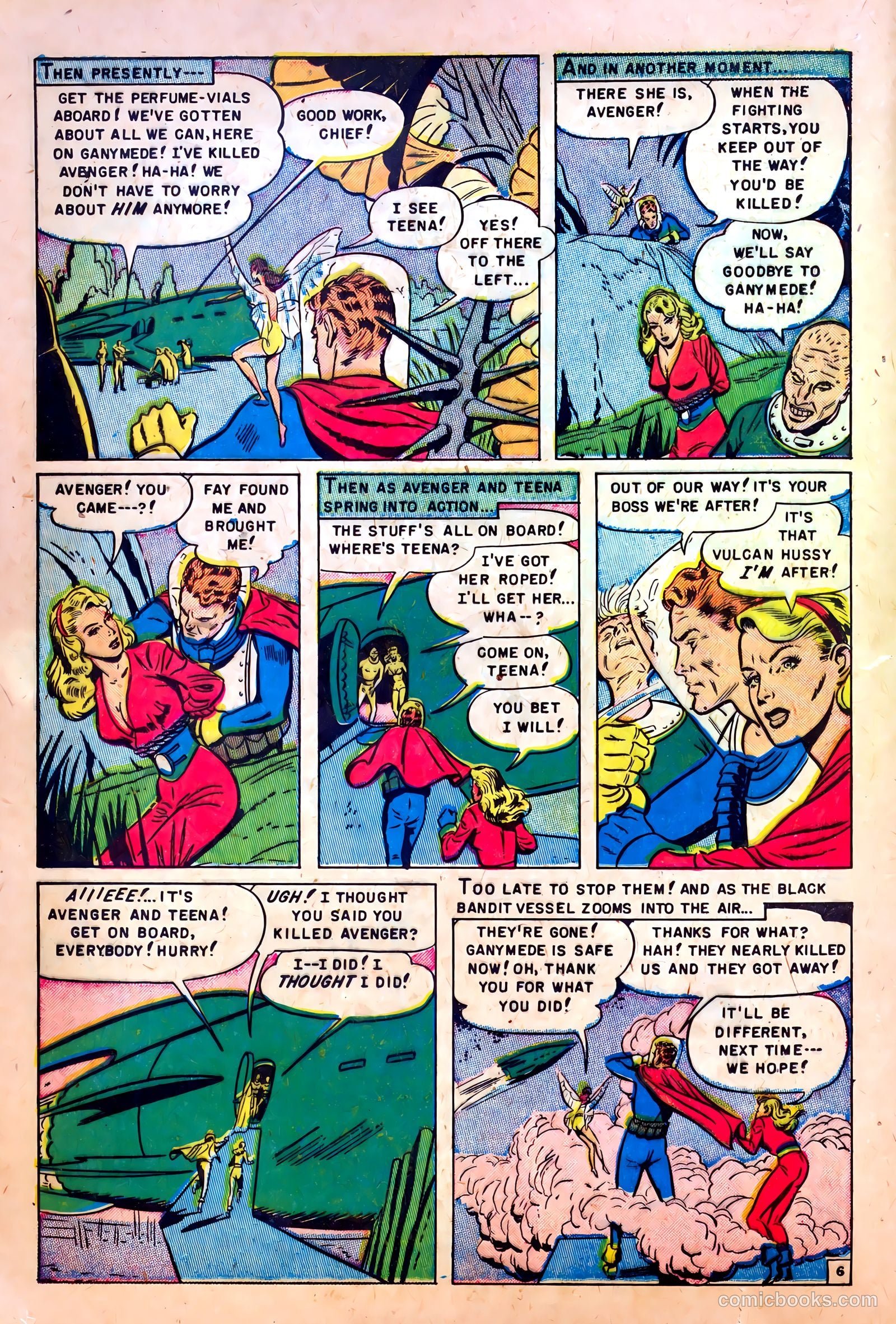 Space Detective #4 (1952) — page 16 of 36