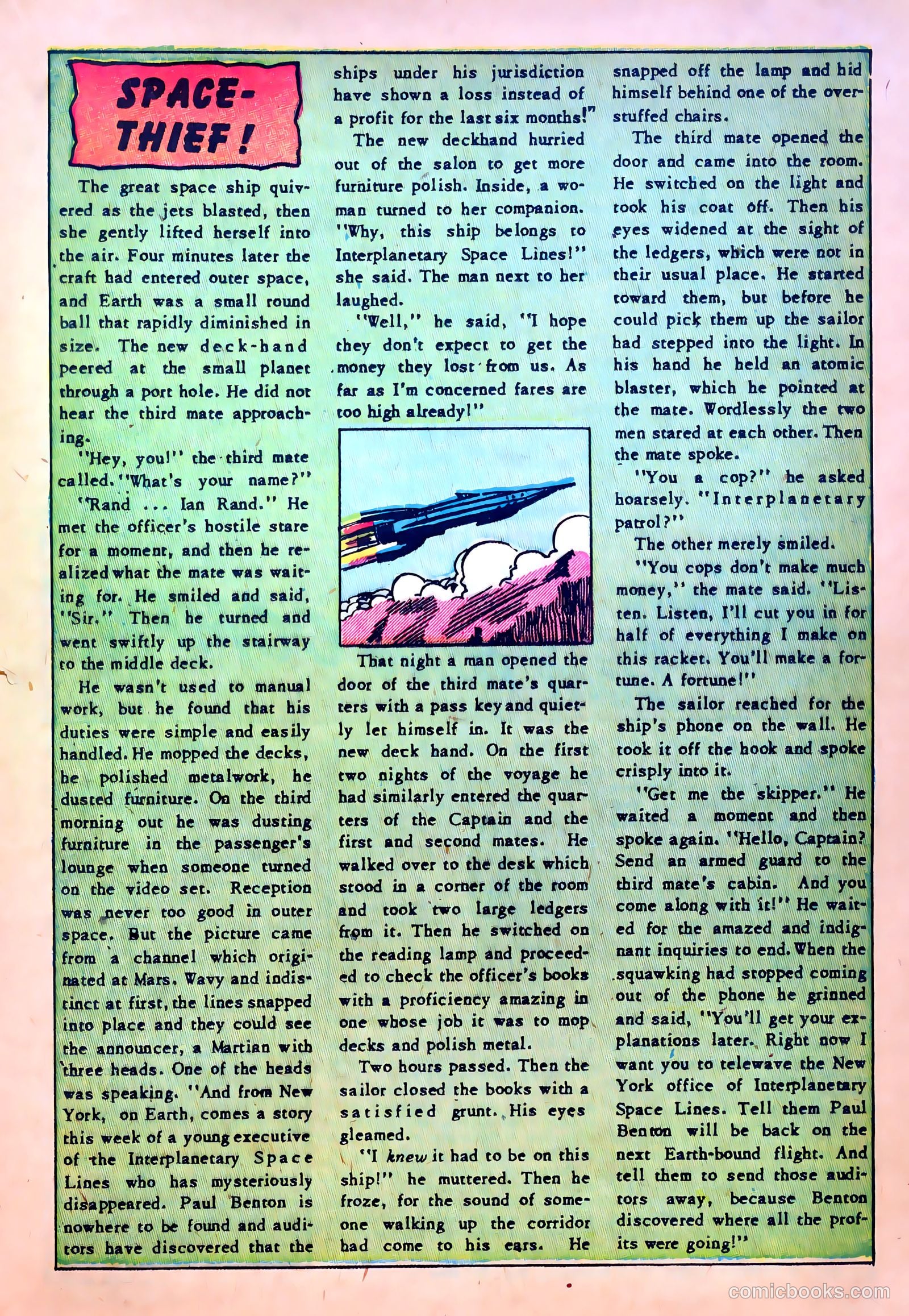 Space Detective #4 (1952) — page 17 of 36