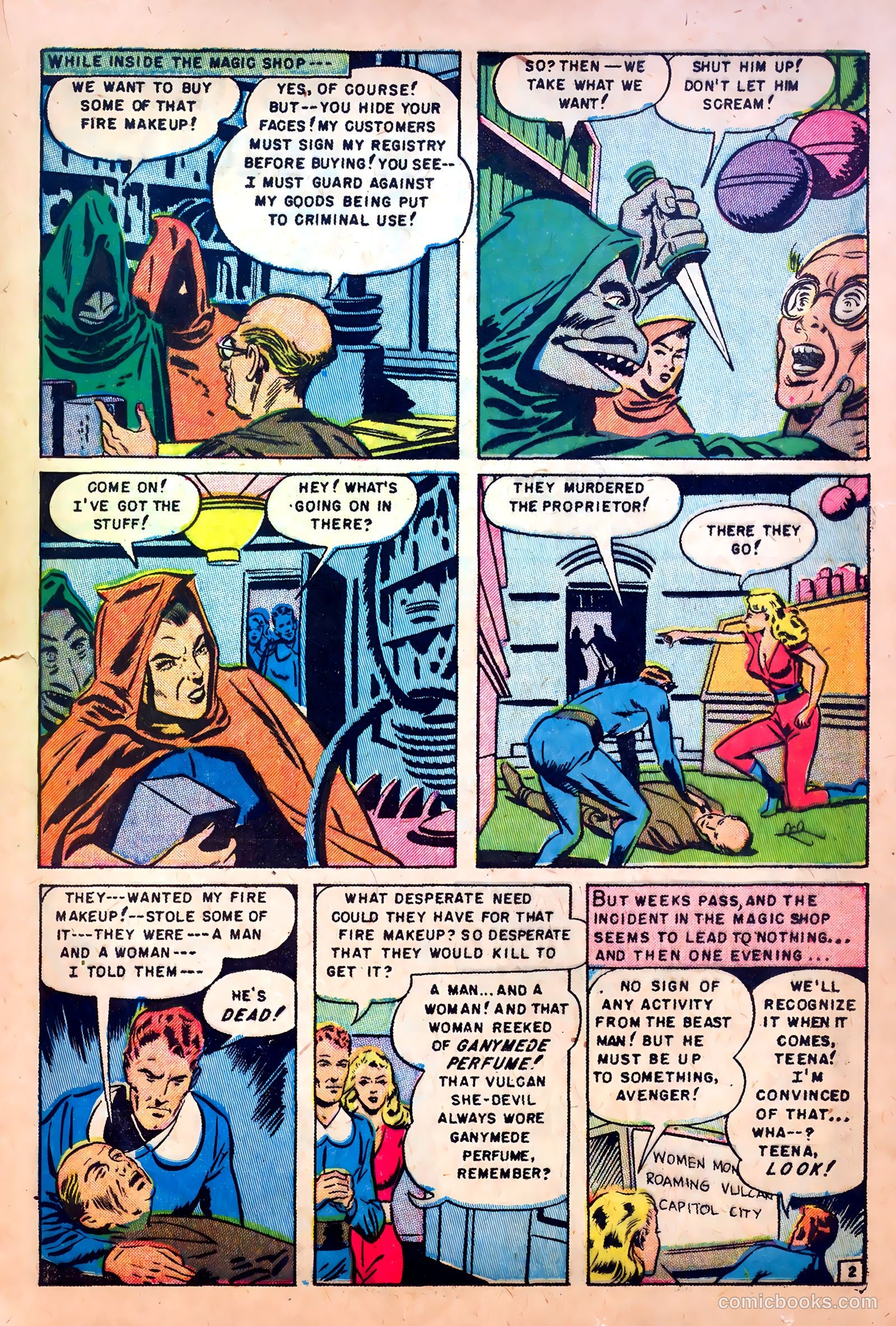 Space Detective #4 (1952) — page 21 of 36