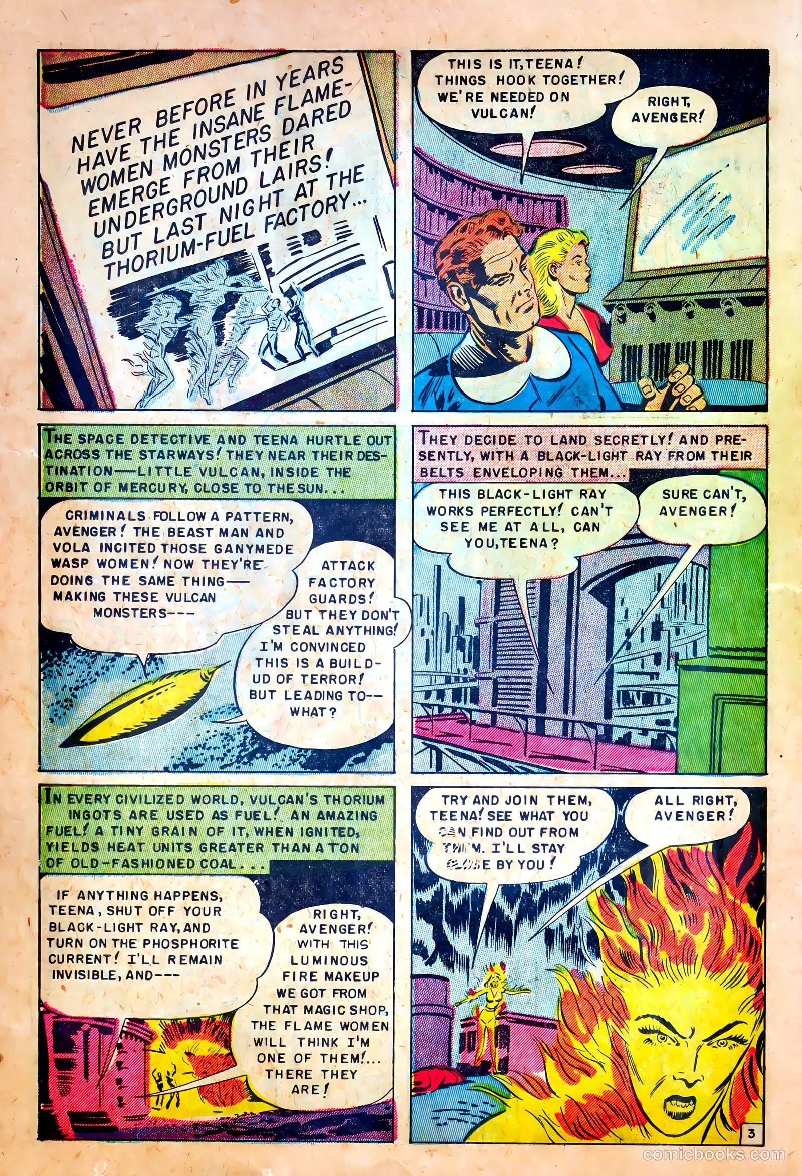 Space Detective #4 (1952) — page 22 of 36