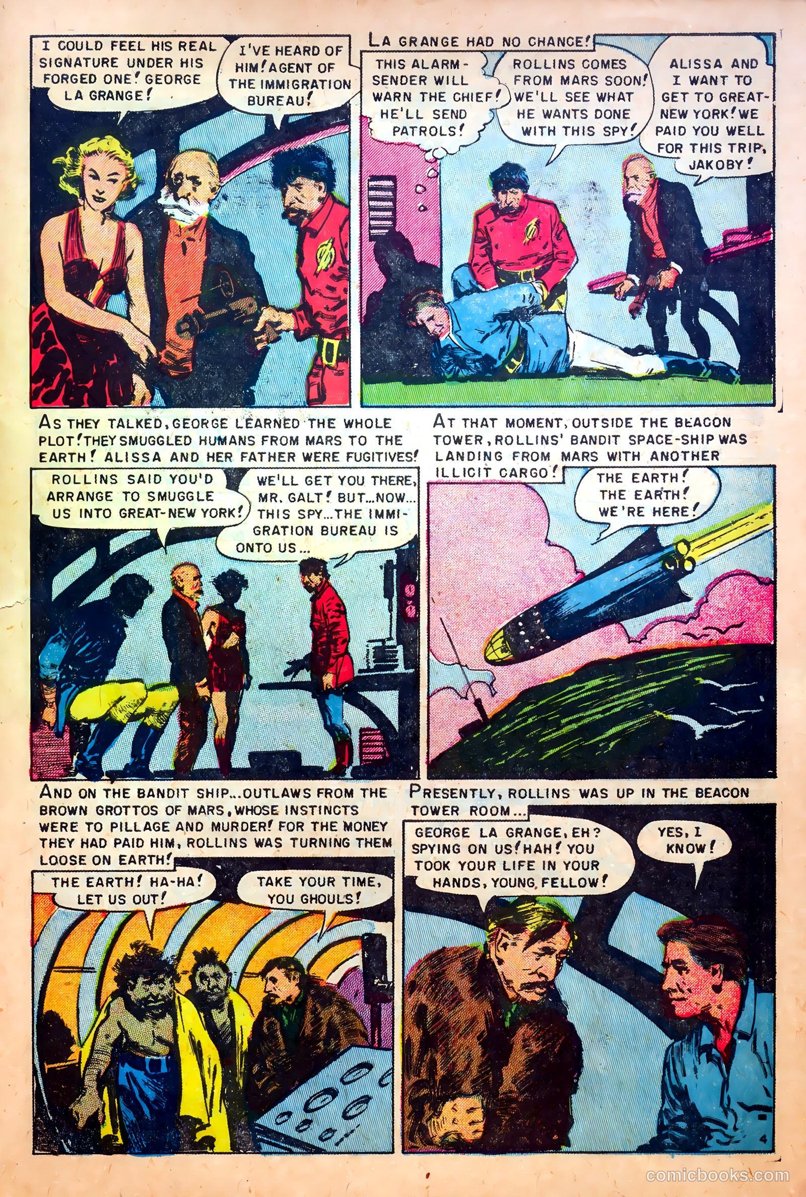 Space Detective #4 (1952) — page 31 of 36