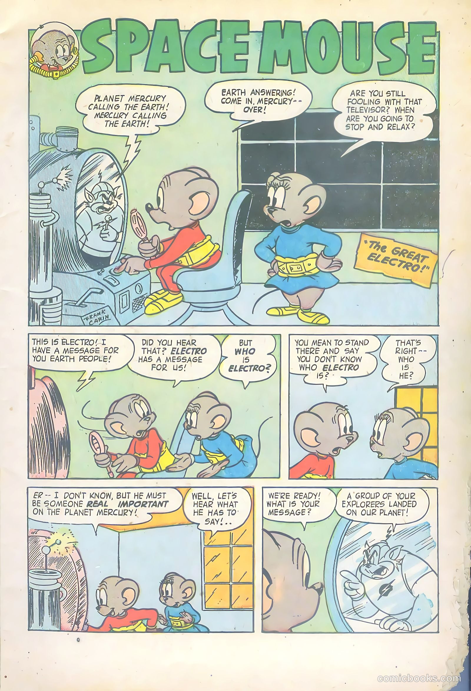 Space Mouse #1 (1953) — page 3 of 36