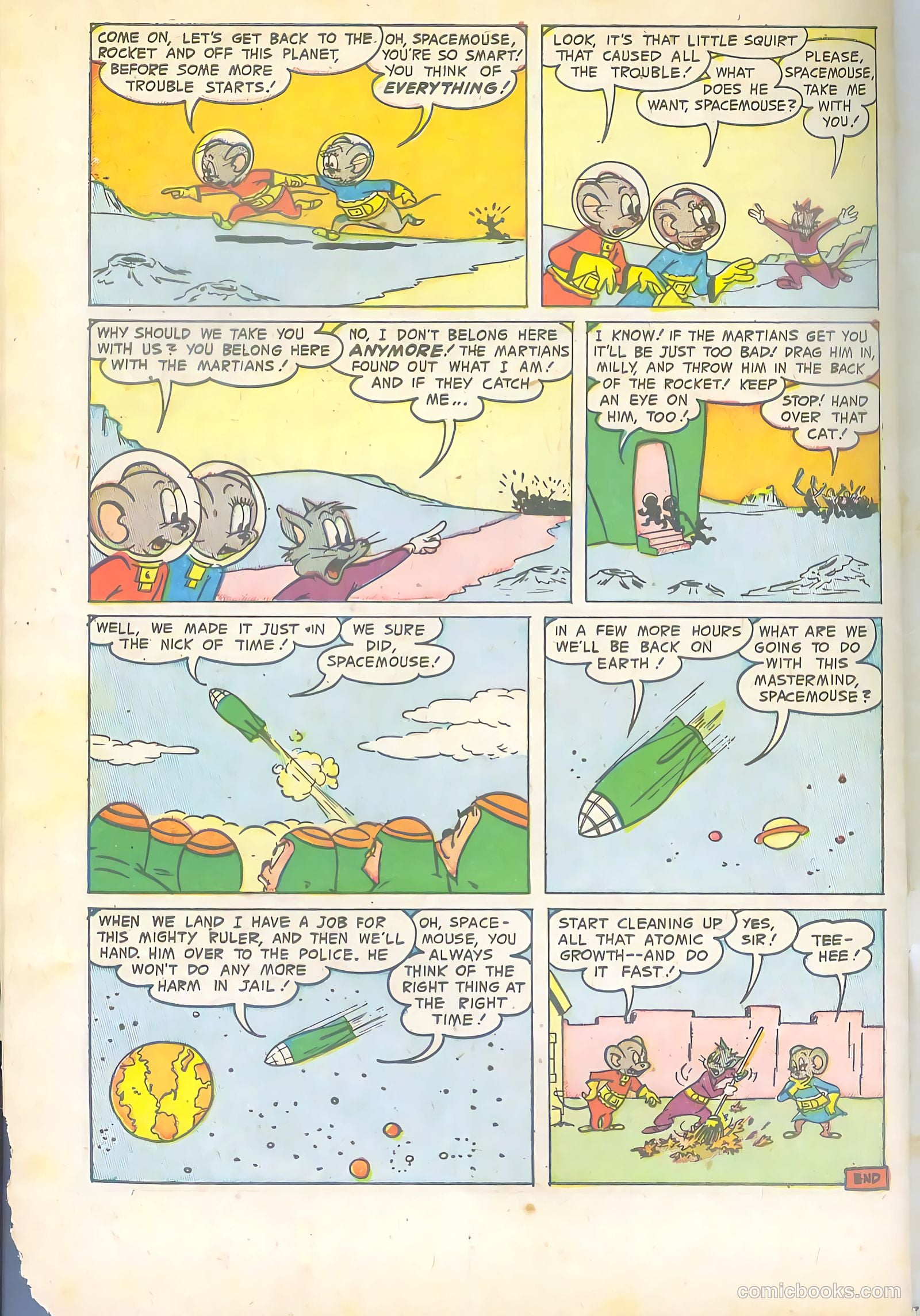 Space Mouse #1 (1953) — page 34 of 36