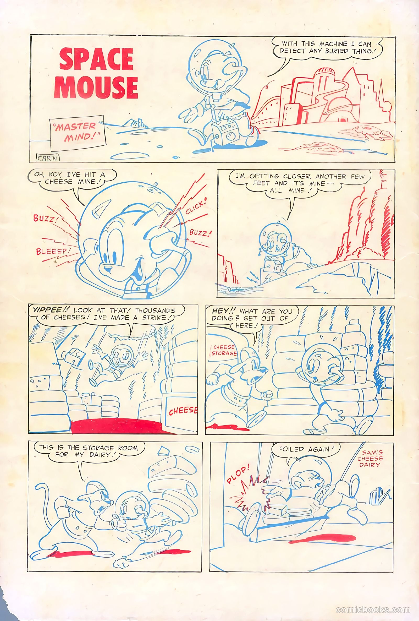 Space Mouse #1 (1953) — page 36 of 36