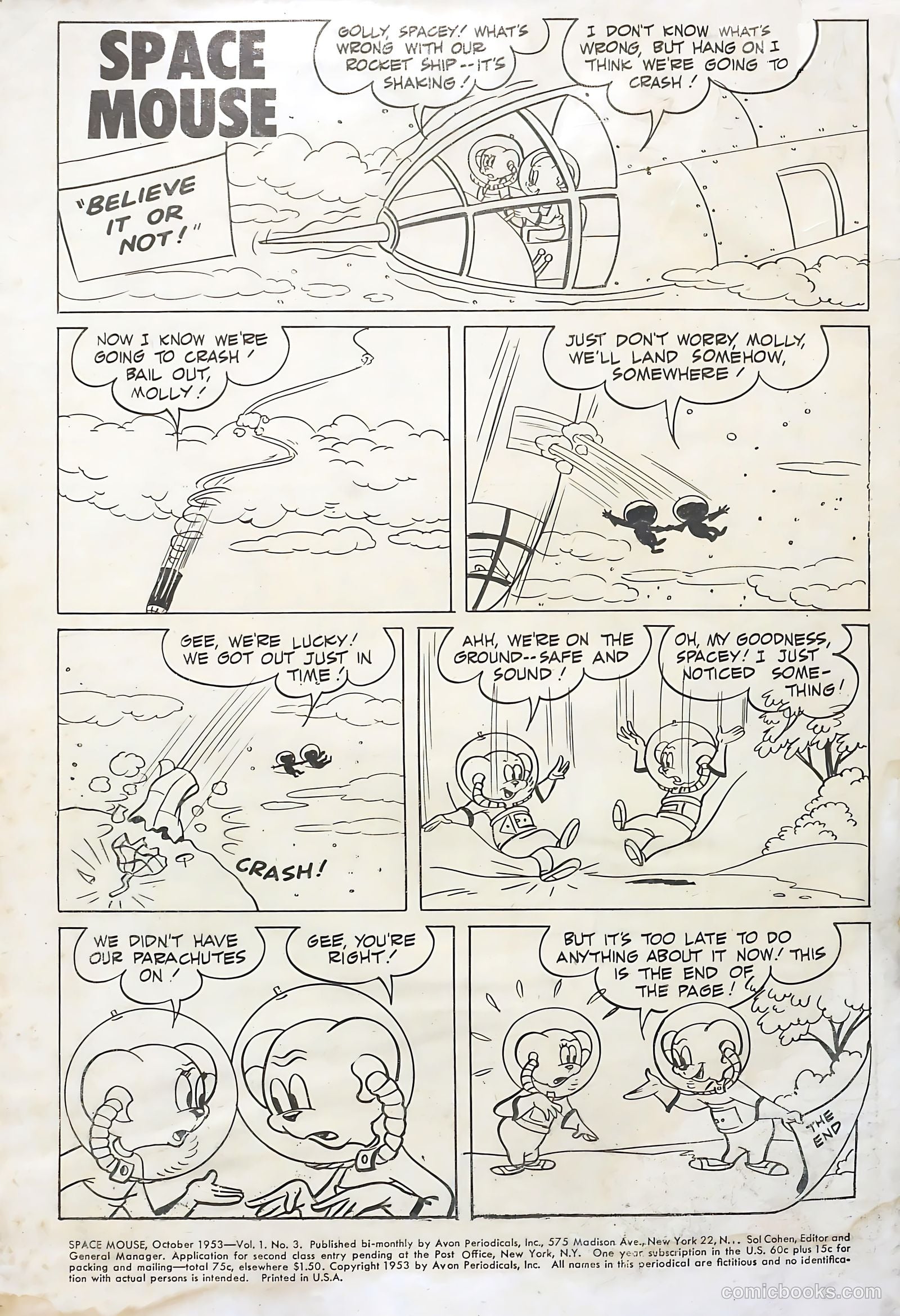 Space Mouse #3 (1953) — page 2 of 36