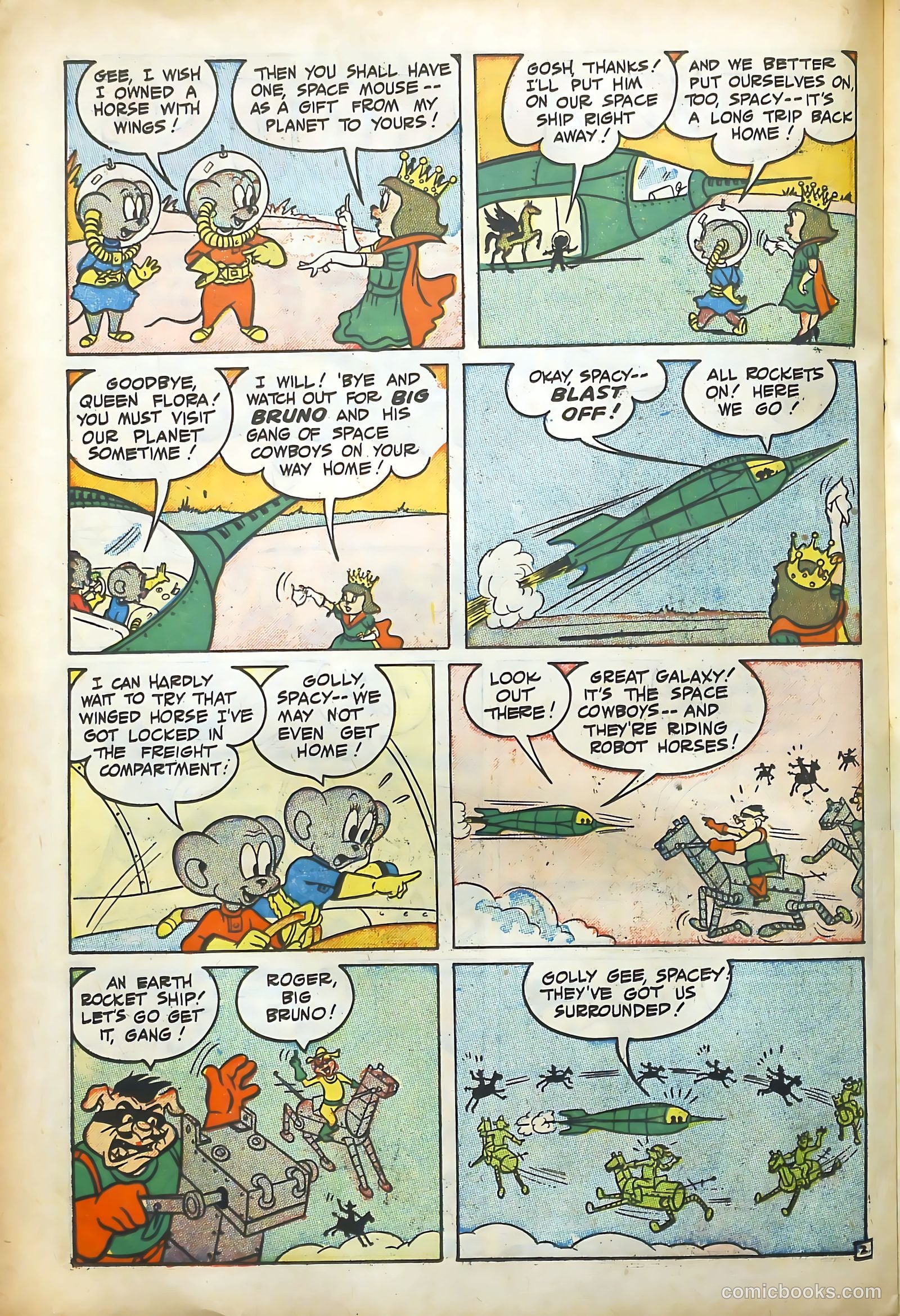 Space Mouse #3 (1953) — page 22 of 36
