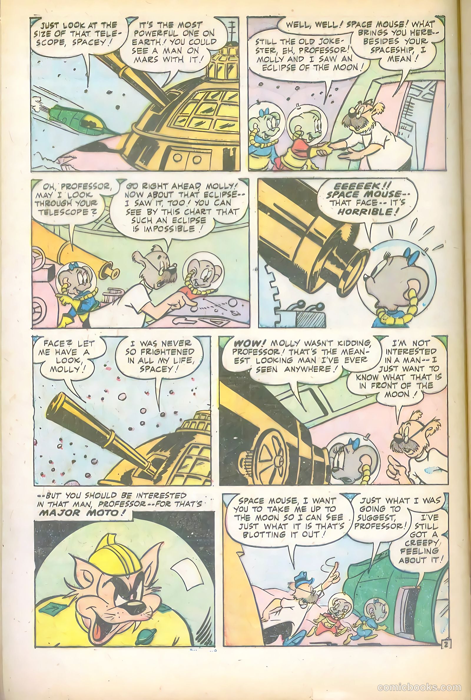 Space Mouse #4 (1954) — page 4 of 36