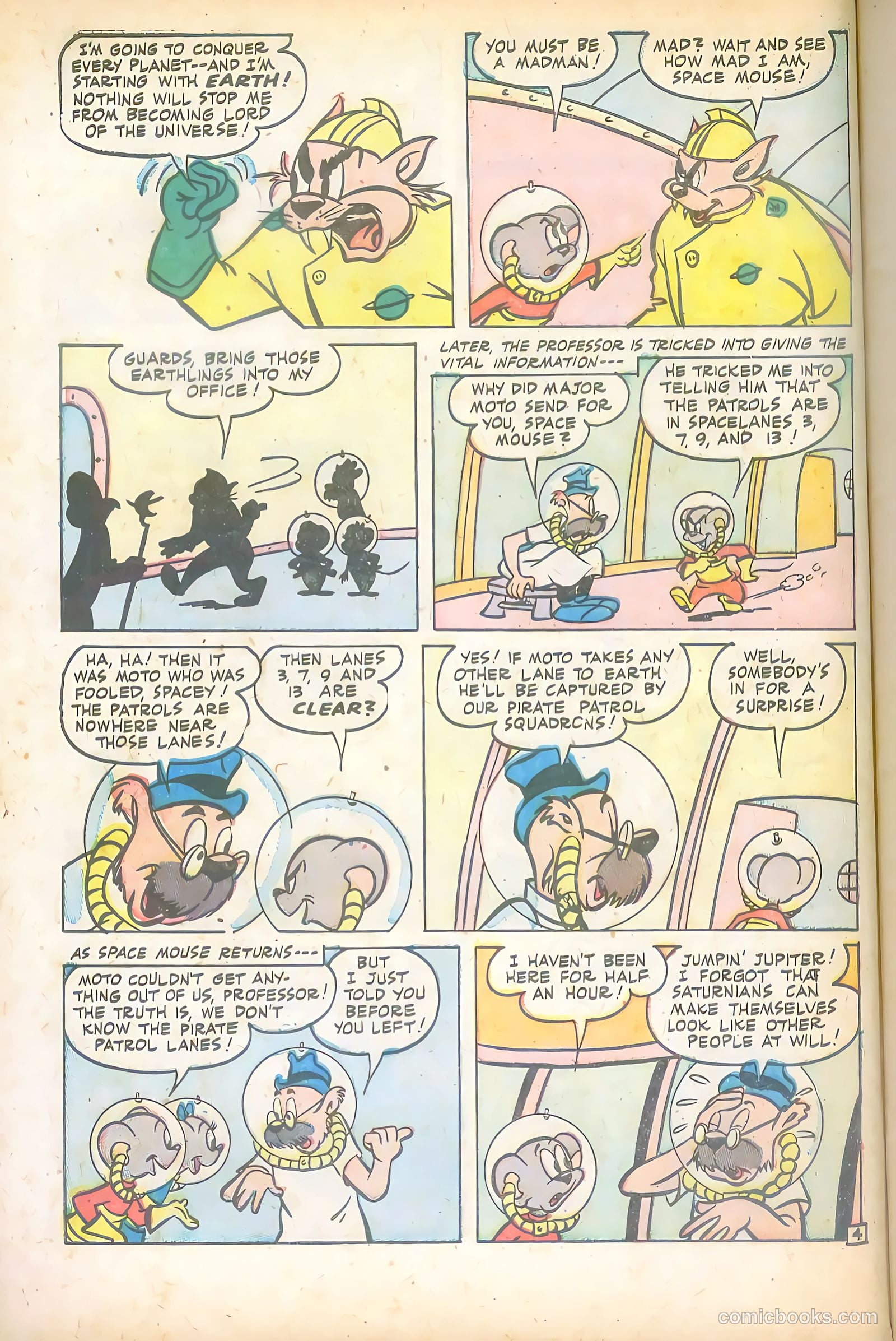 Space Mouse #4 (1954) — page 6 of 36