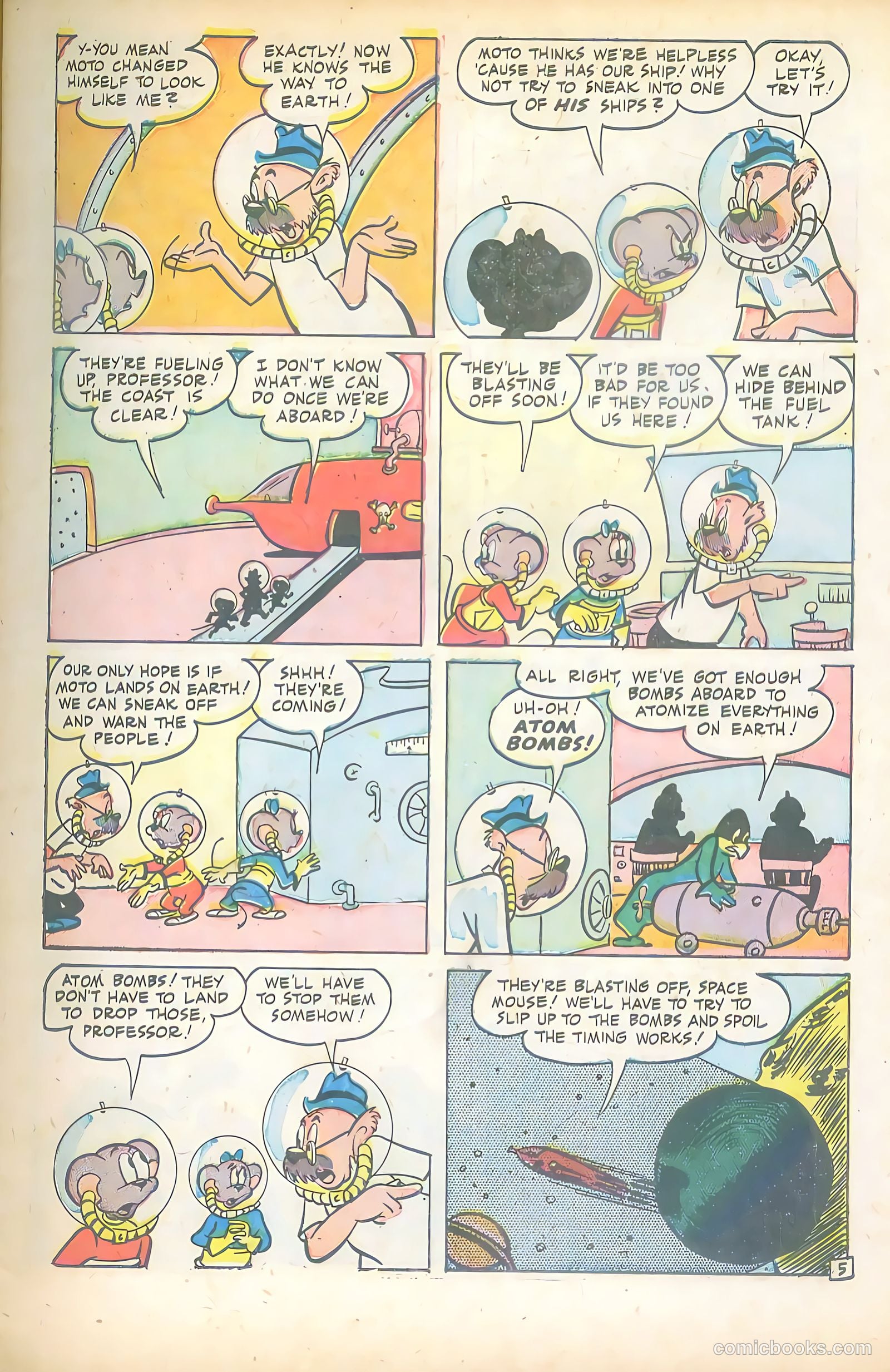 Space Mouse #4 (1954) — page 7 of 36