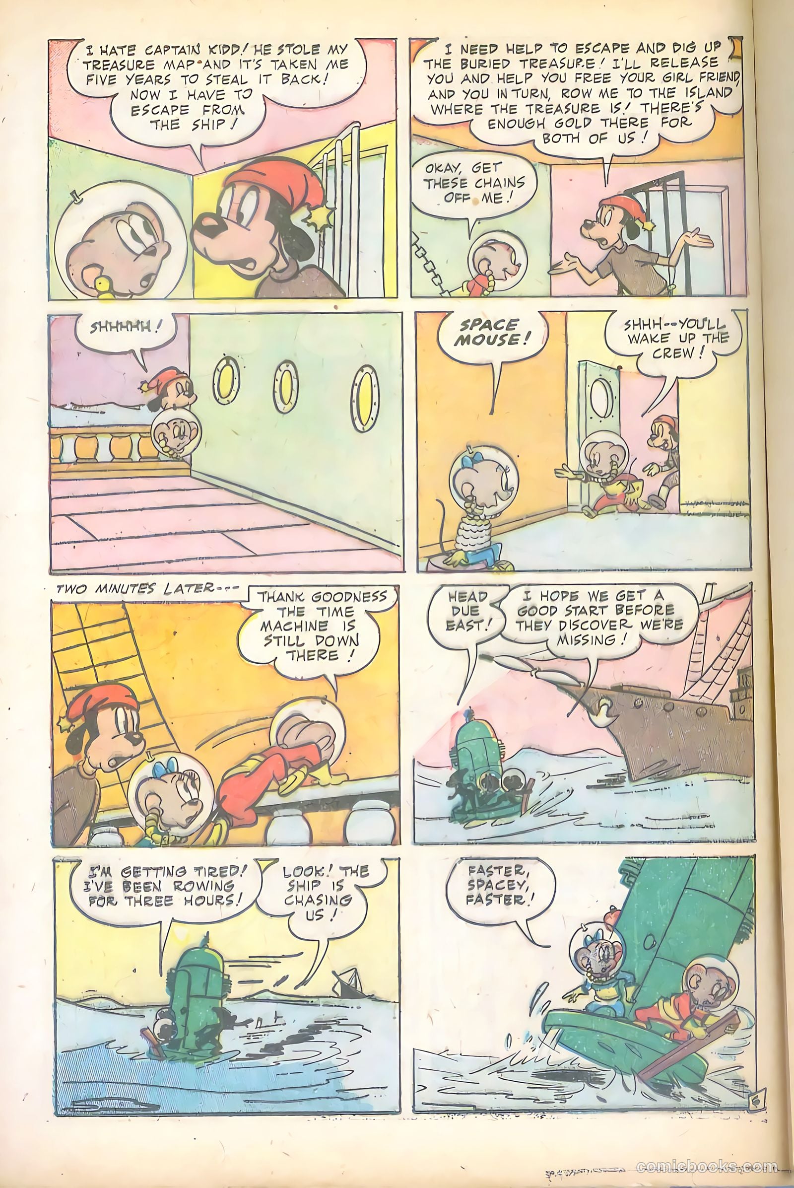 Space Mouse #4 (1954) — page 16 of 36