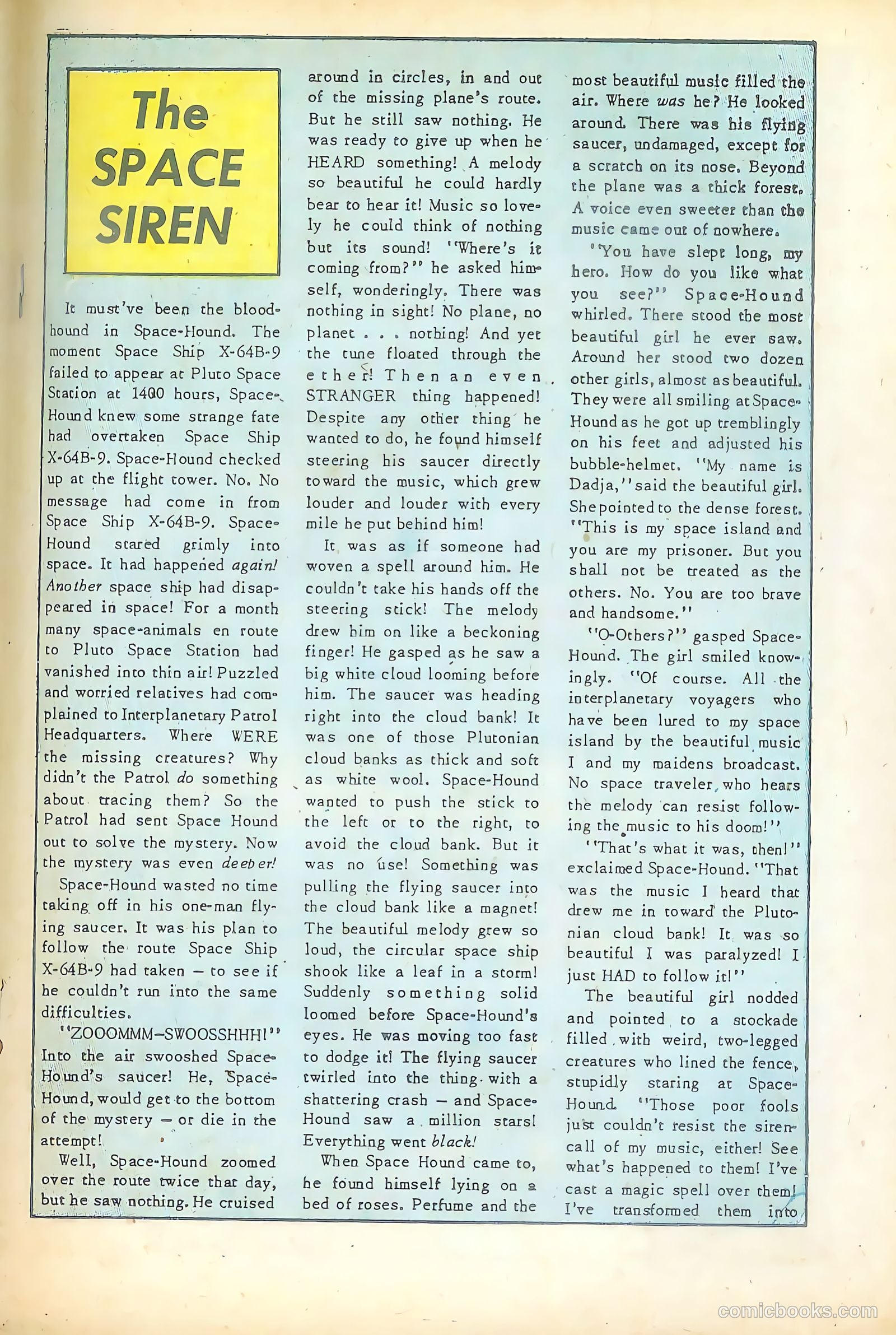 Space Mouse #4 (1954) — page 19 of 36
