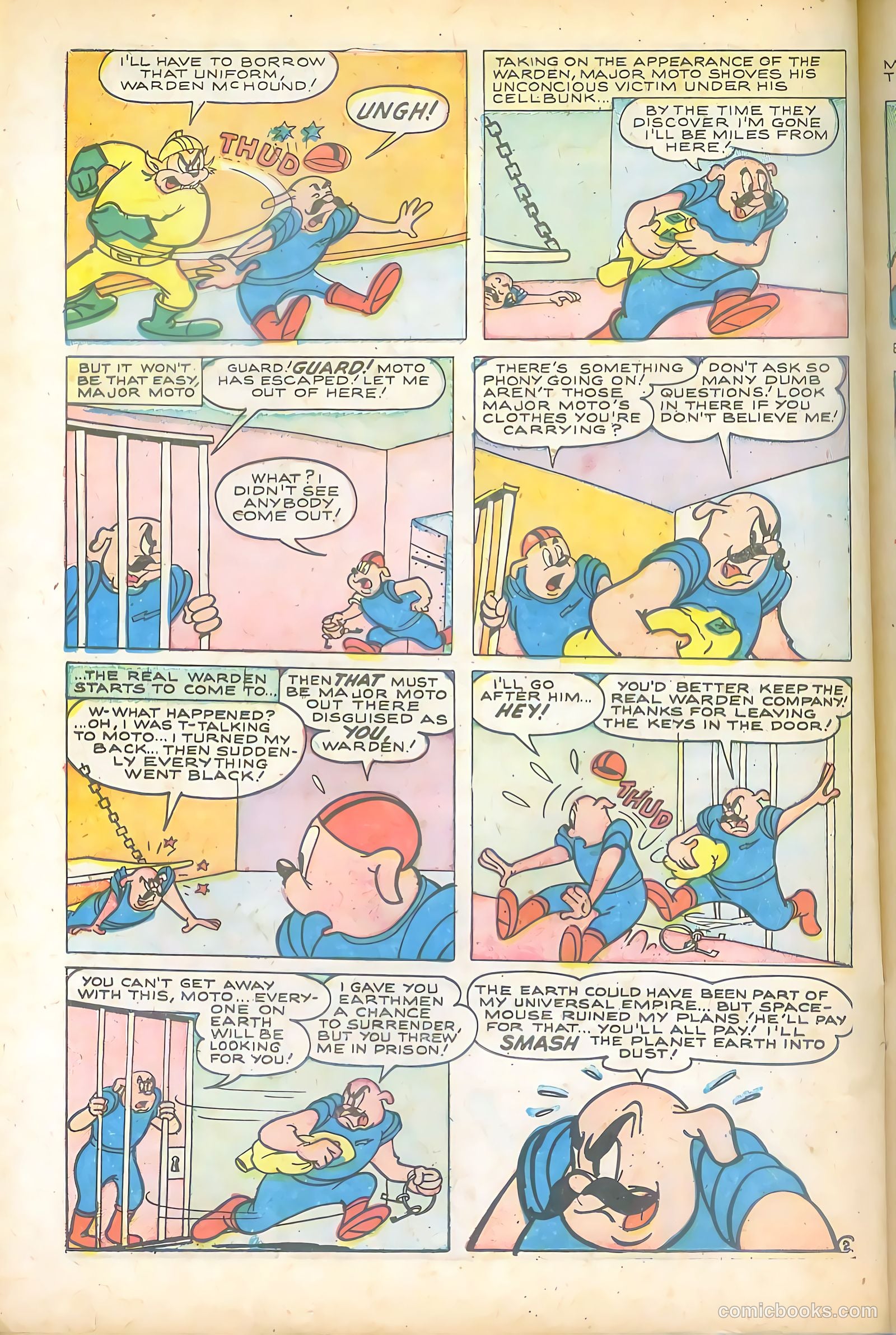 Space Mouse #4 (1954) — page 22 of 36