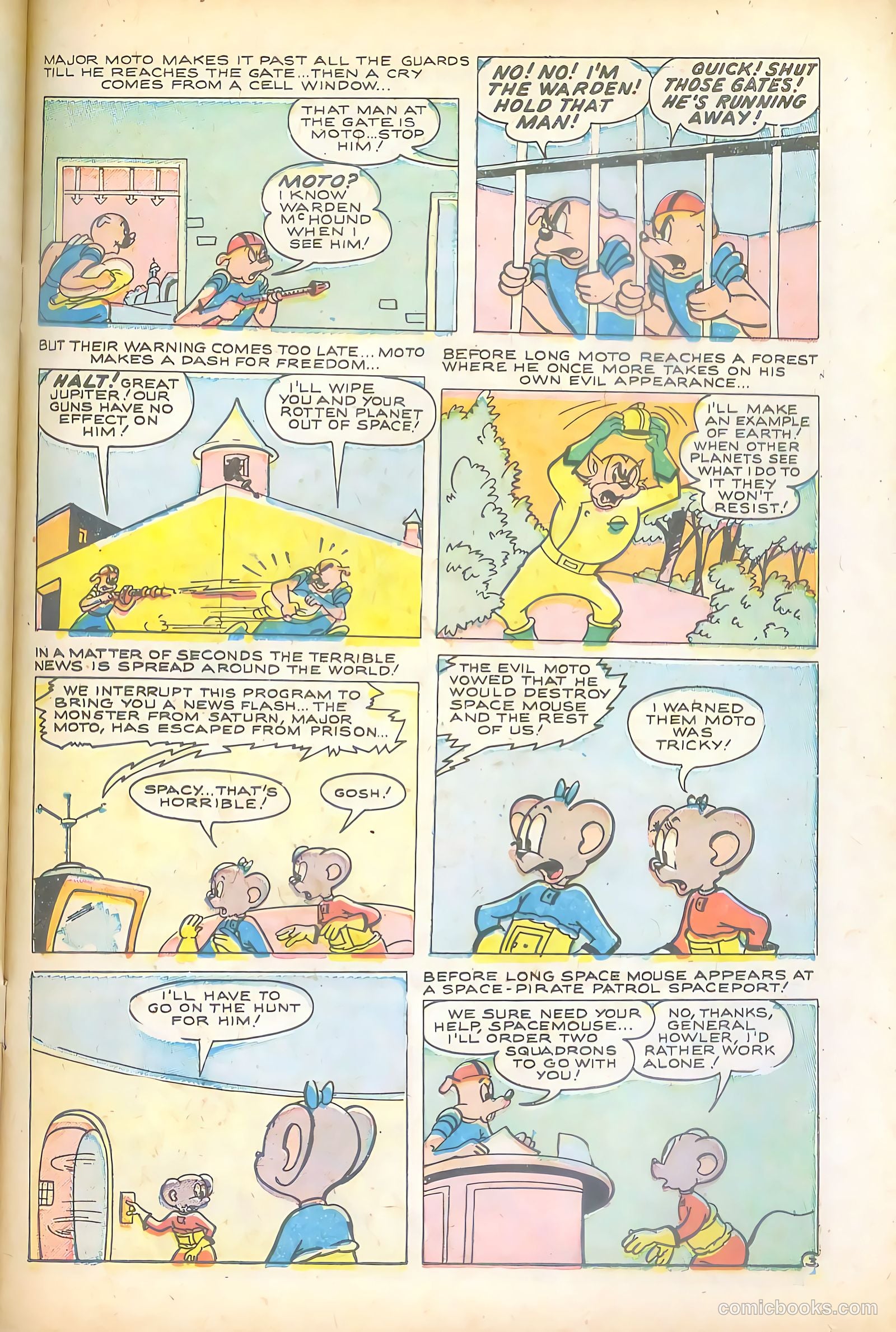 Space Mouse #4 (1954) — page 23 of 36