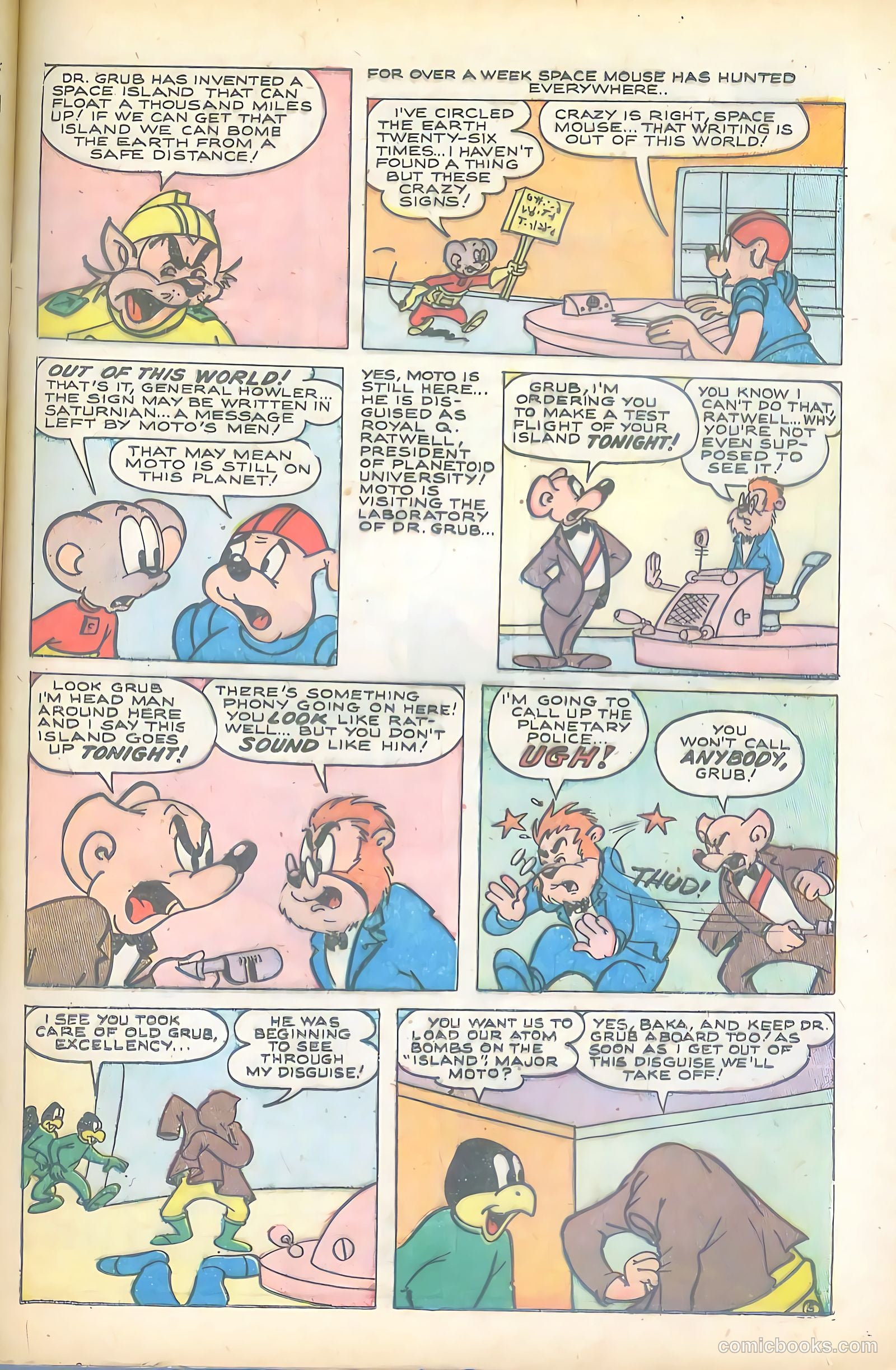 Space Mouse #4 (1954) — page 25 of 36