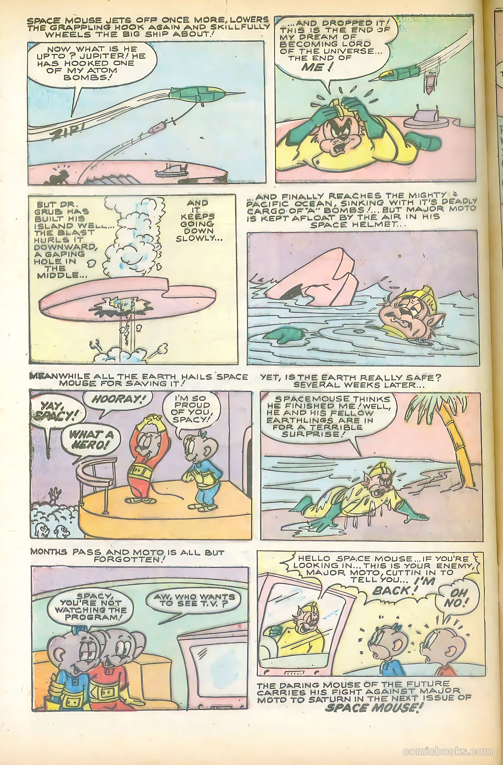Space Mouse #4 (1954) — page 28 of 36
