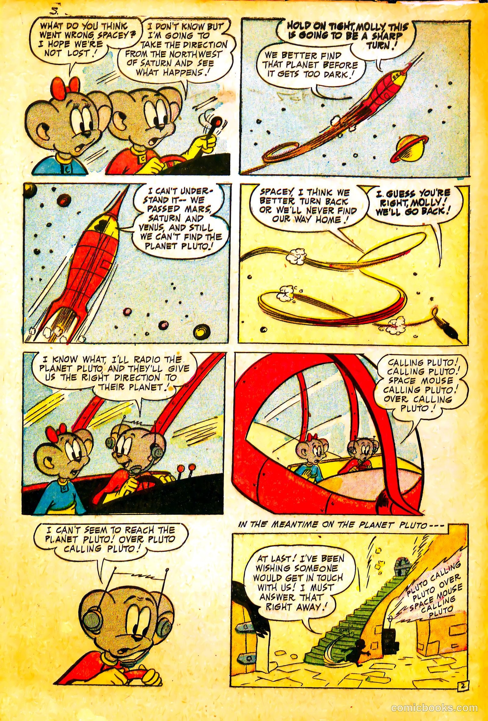 Space Mouse #5 (1954) — page 4 of 36