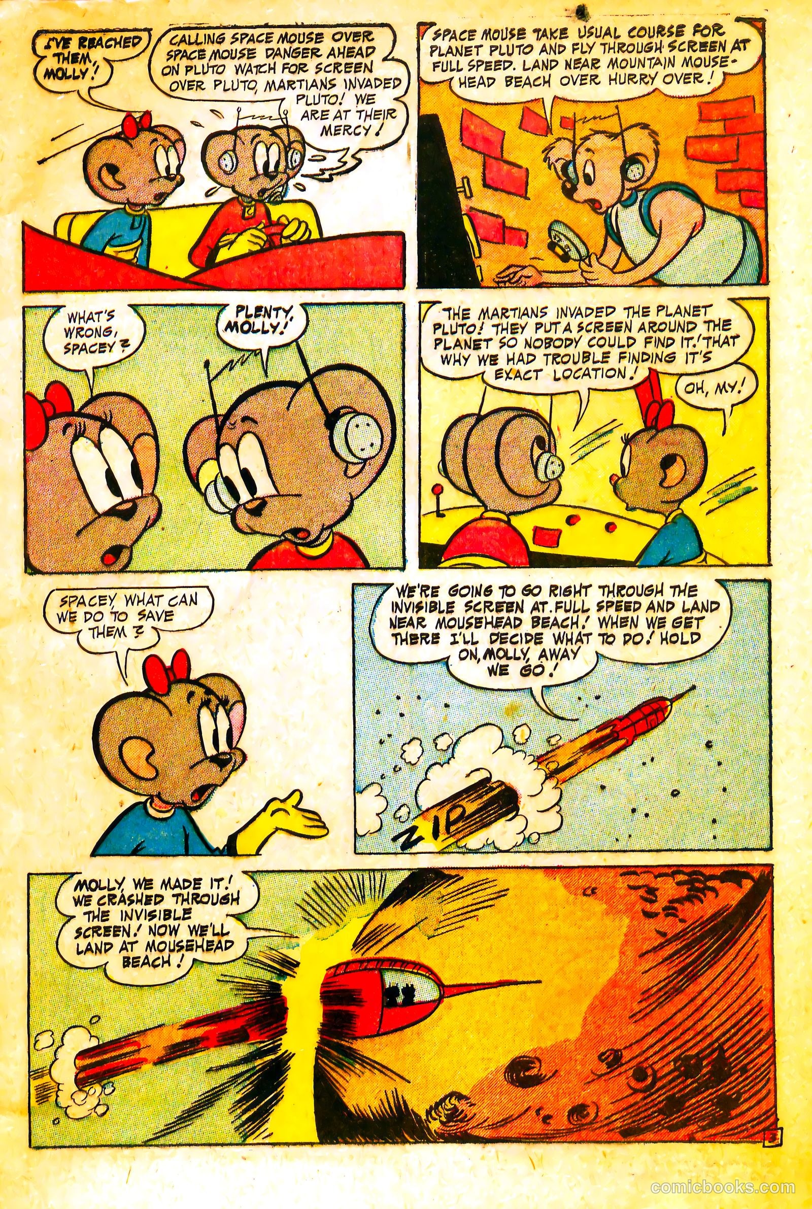 Space Mouse #5 (1954) — page 5 of 36