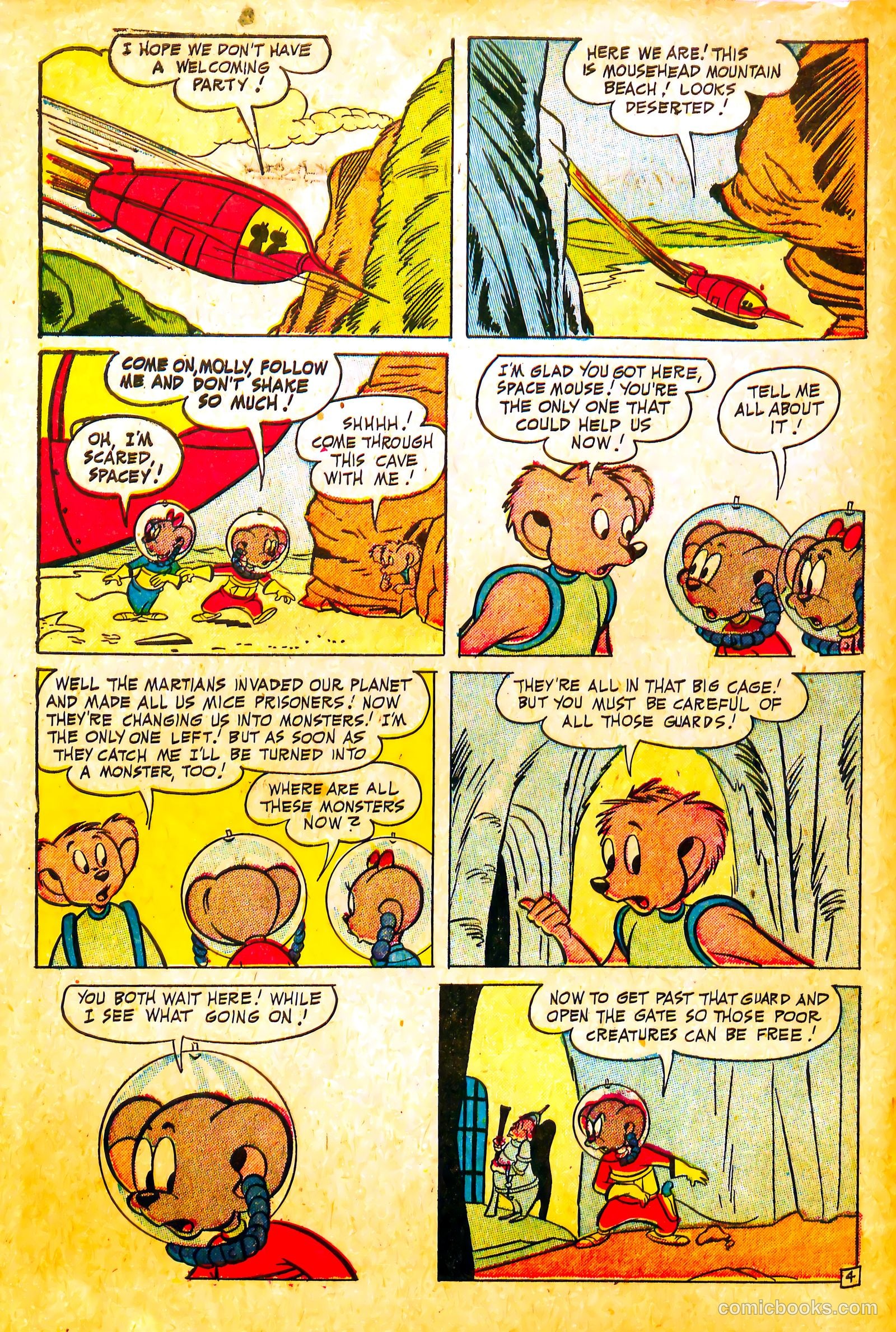Space Mouse #5 (1954) — page 6 of 36