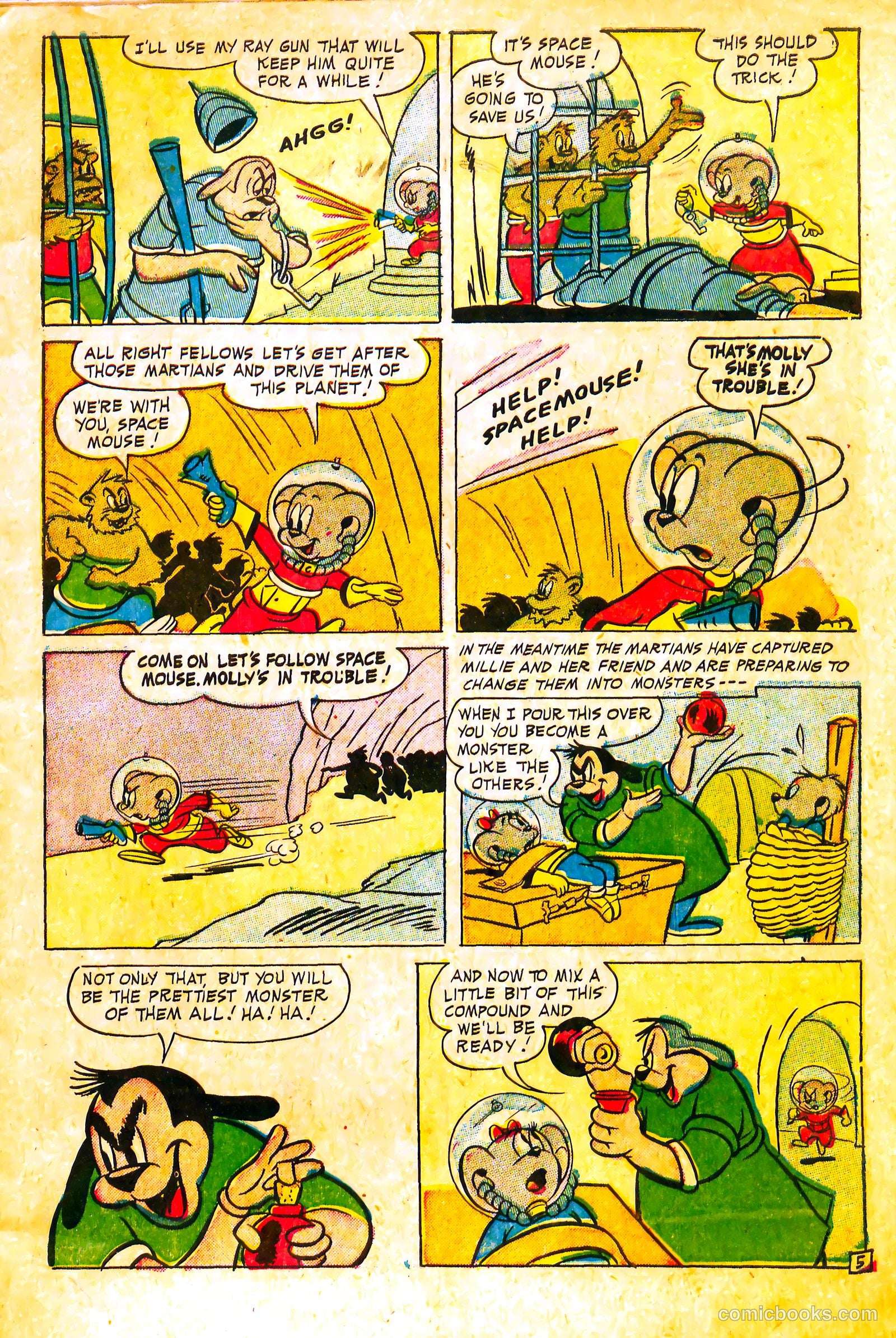 Space Mouse #5 (1954) — page 7 of 36