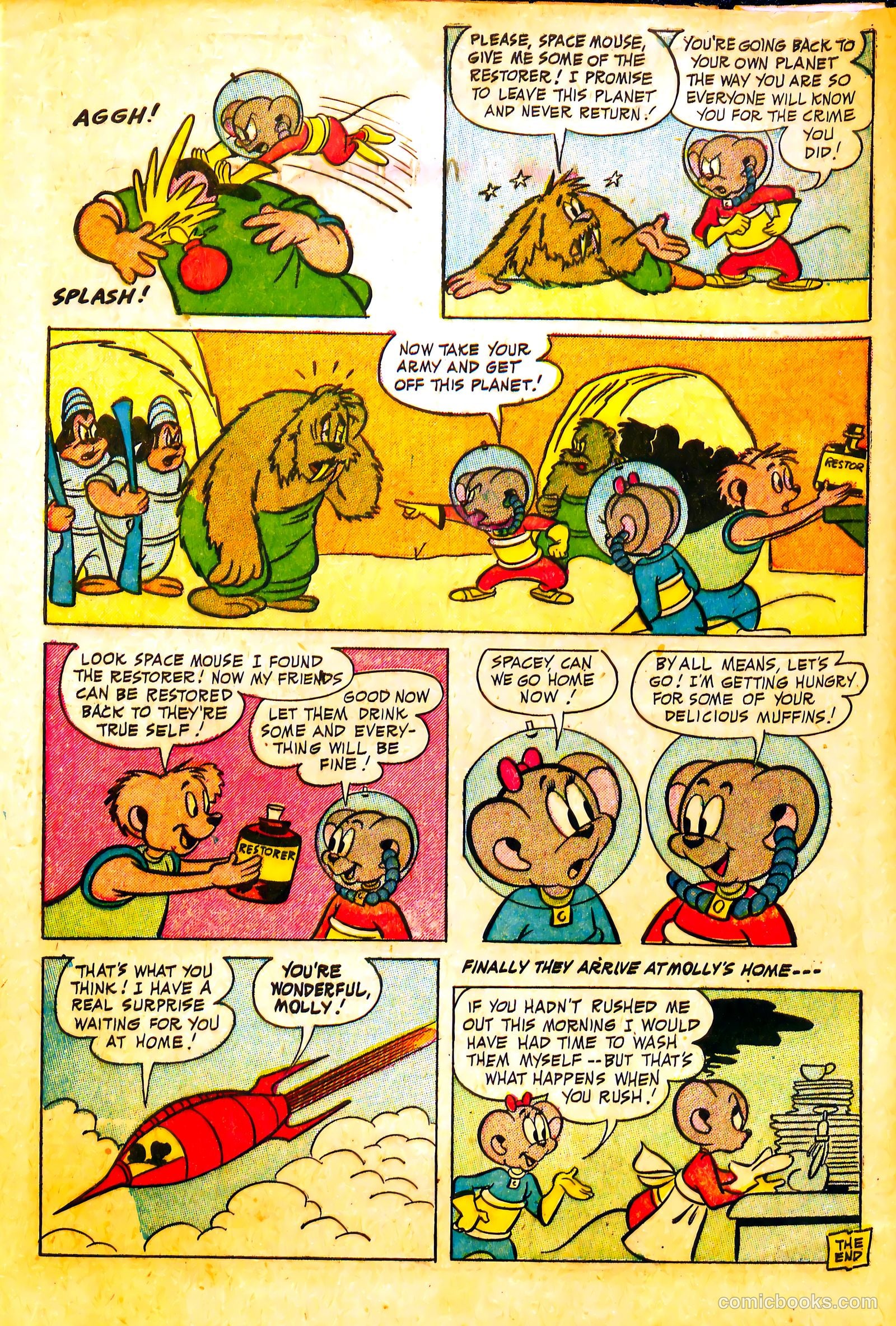 Space Mouse #5 (1954) — page 8 of 36