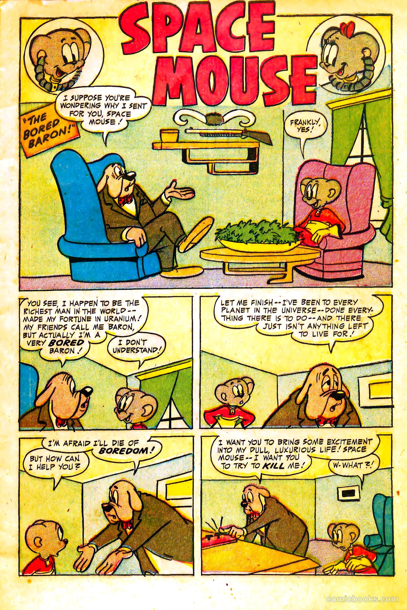 Space Mouse #5 (1954) — page 9 of 36