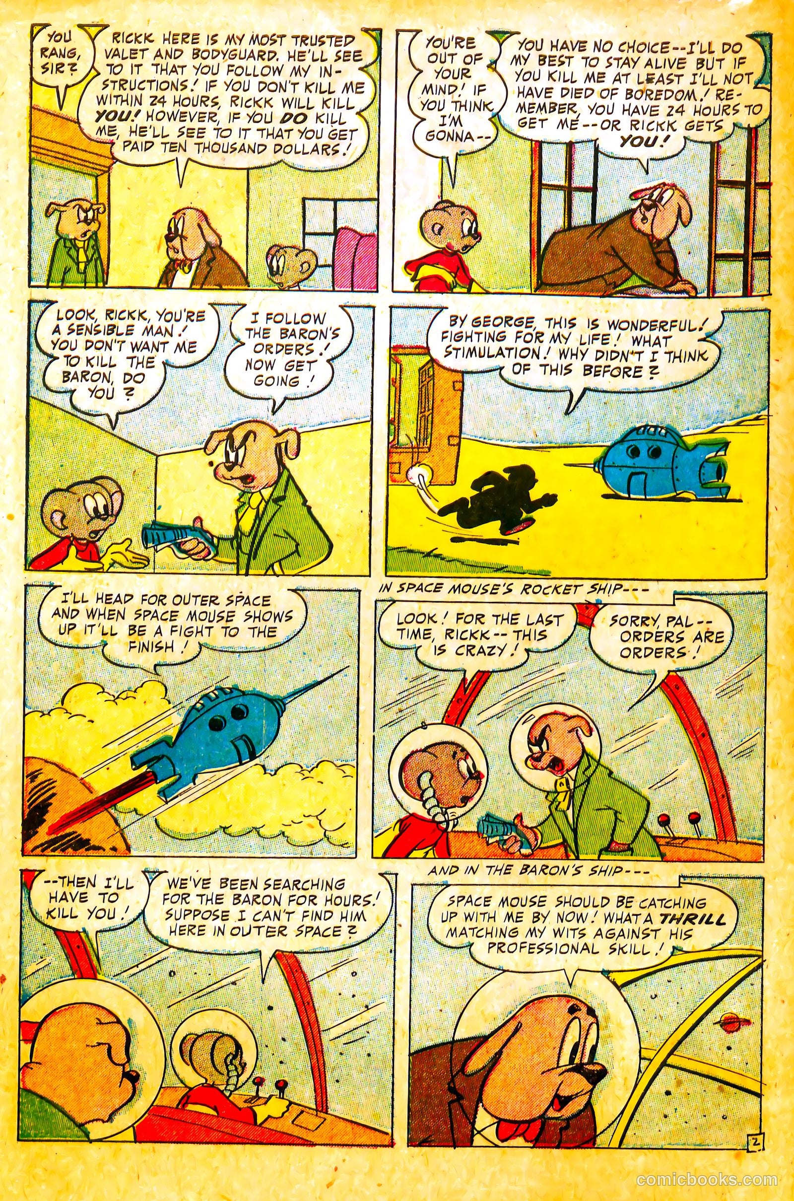 Space Mouse #5 (1954) — page 10 of 36