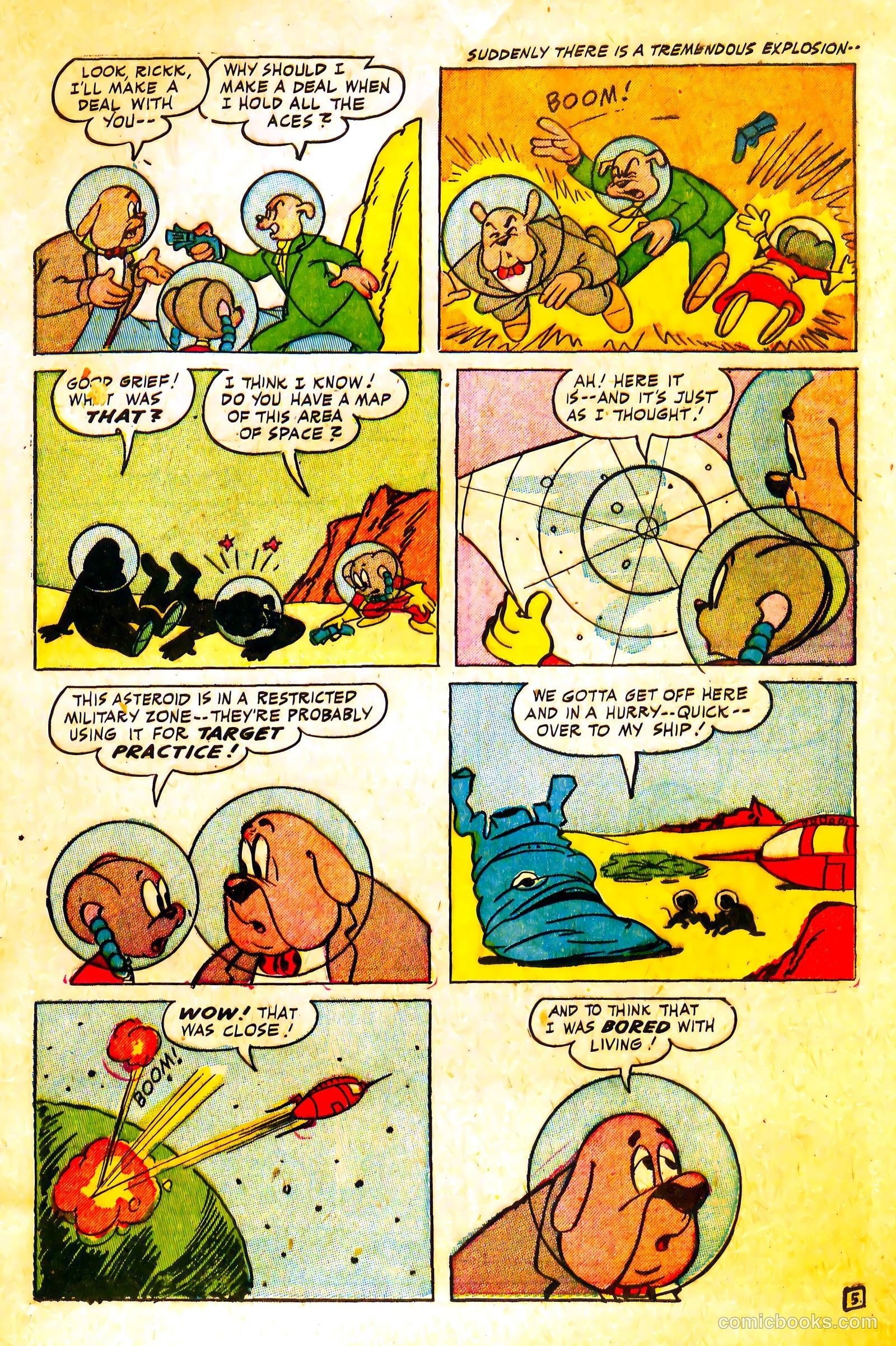Space Mouse #5 (1954) — page 13 of 36
