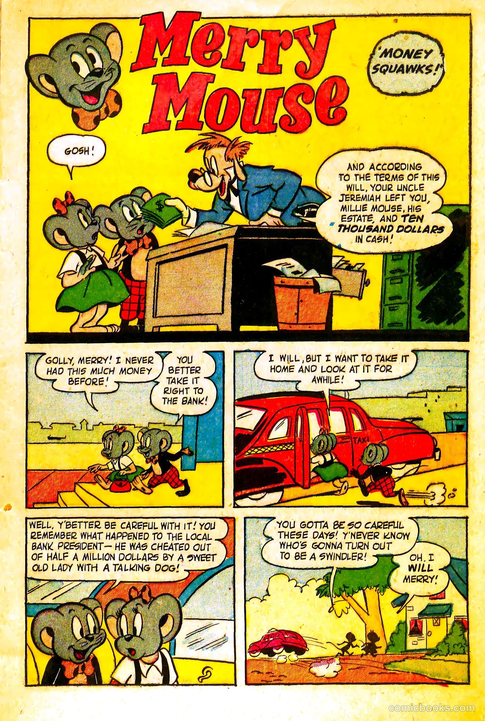 Space Mouse #5 (1954) — page 17 of 36