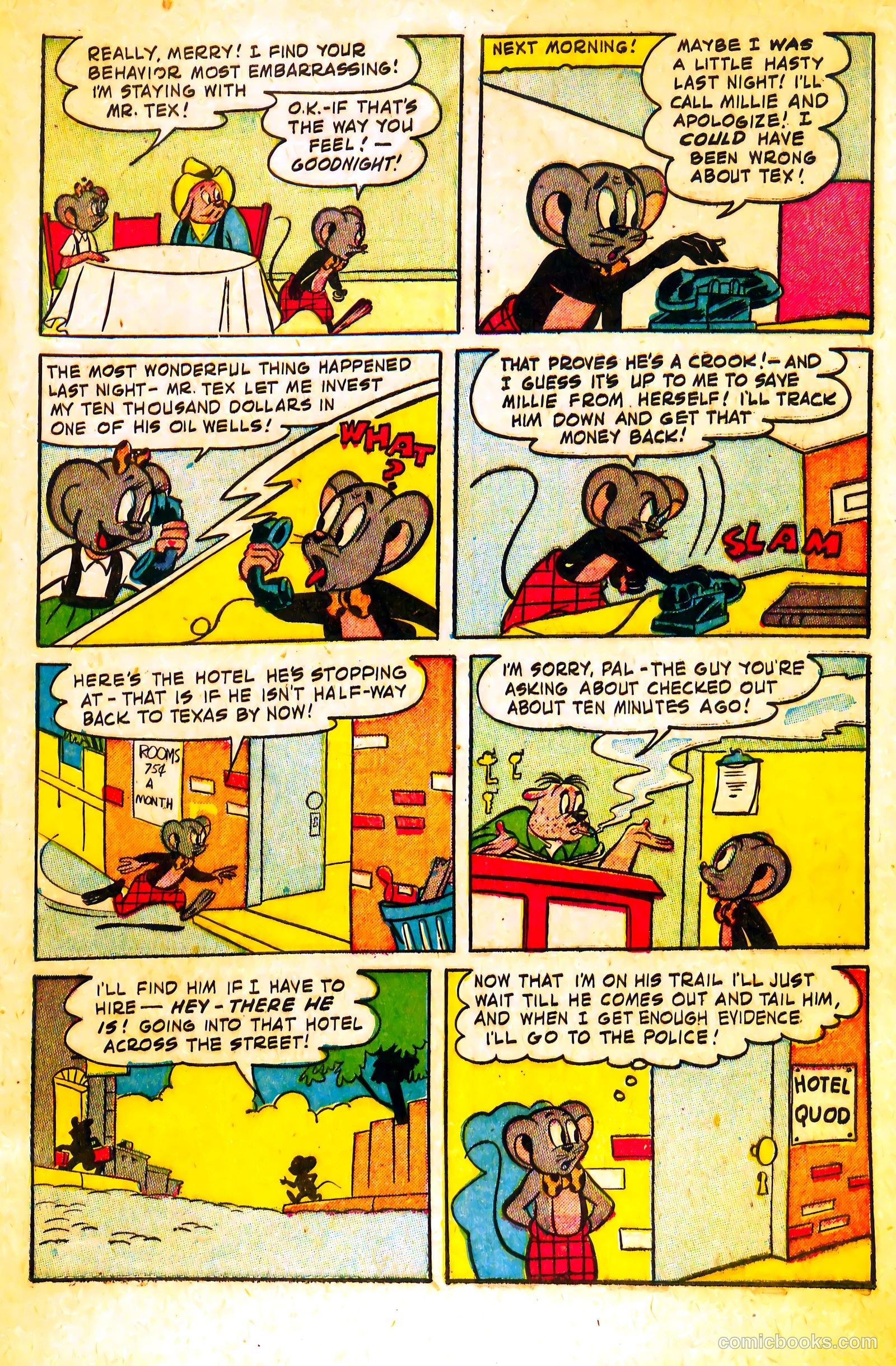 Space Mouse #5 (1954) — page 21 of 36