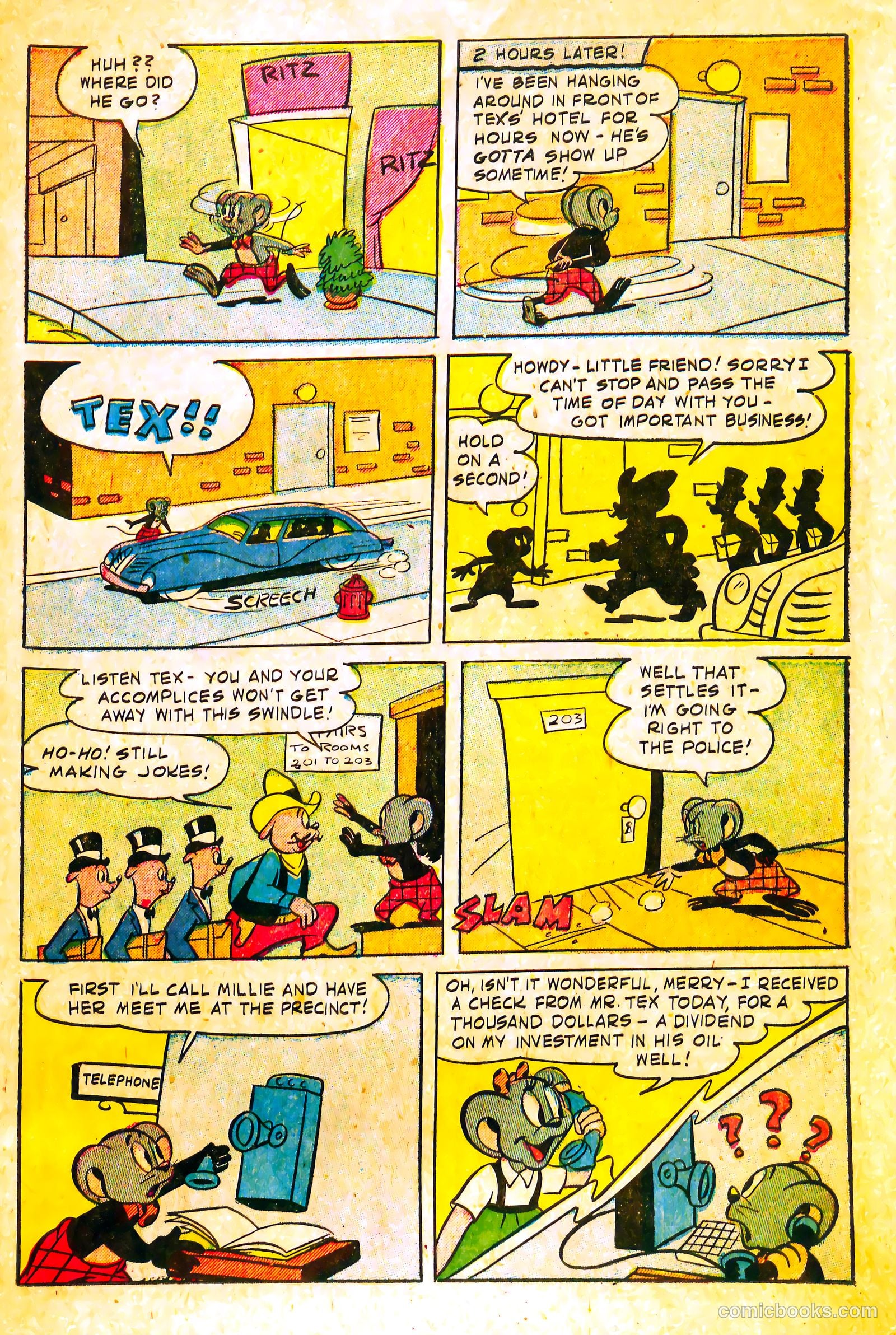 Space Mouse #5 (1954) — page 23 of 36