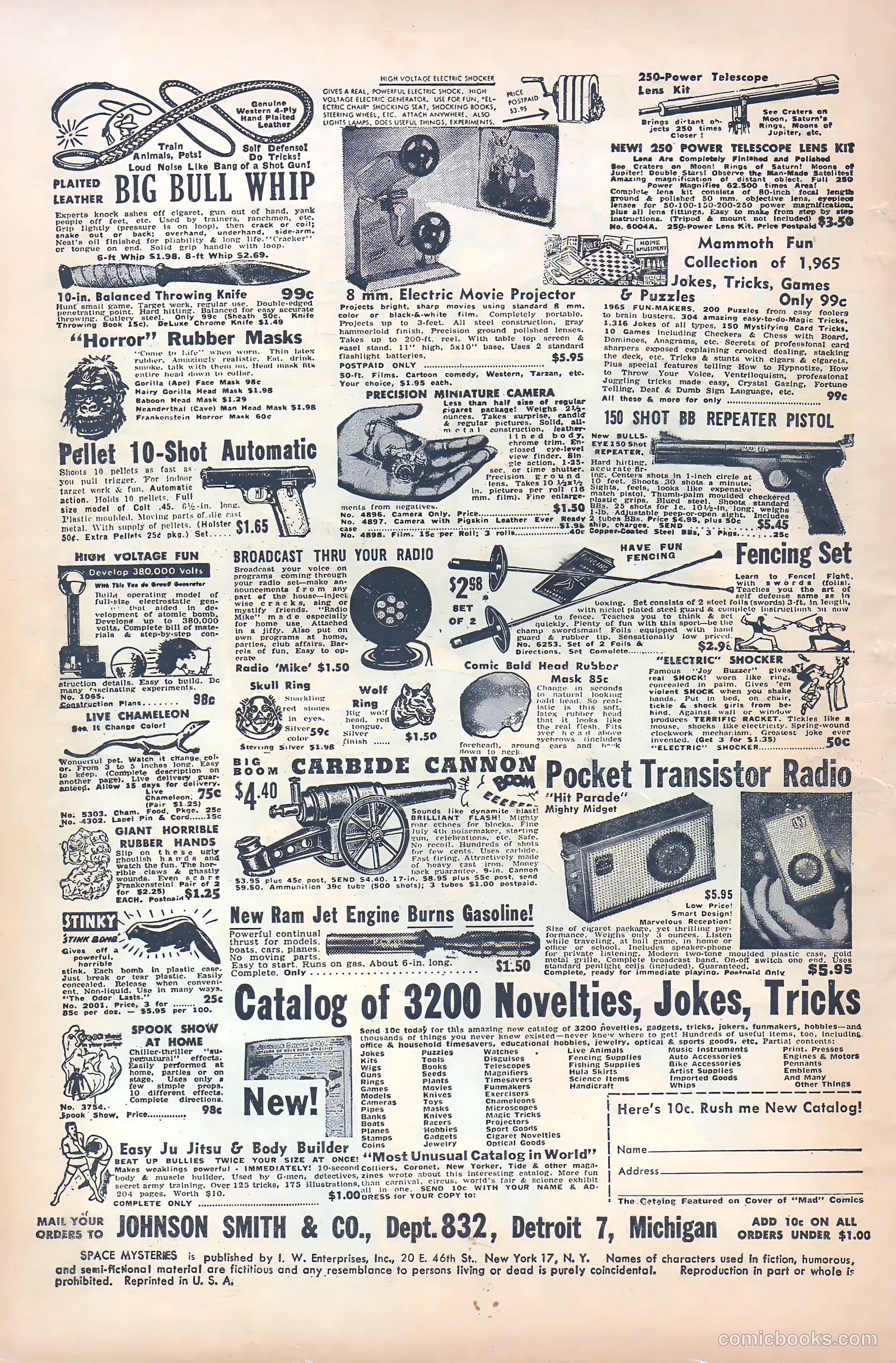 Space Mysteries #1 (1958) — page 2 of 36