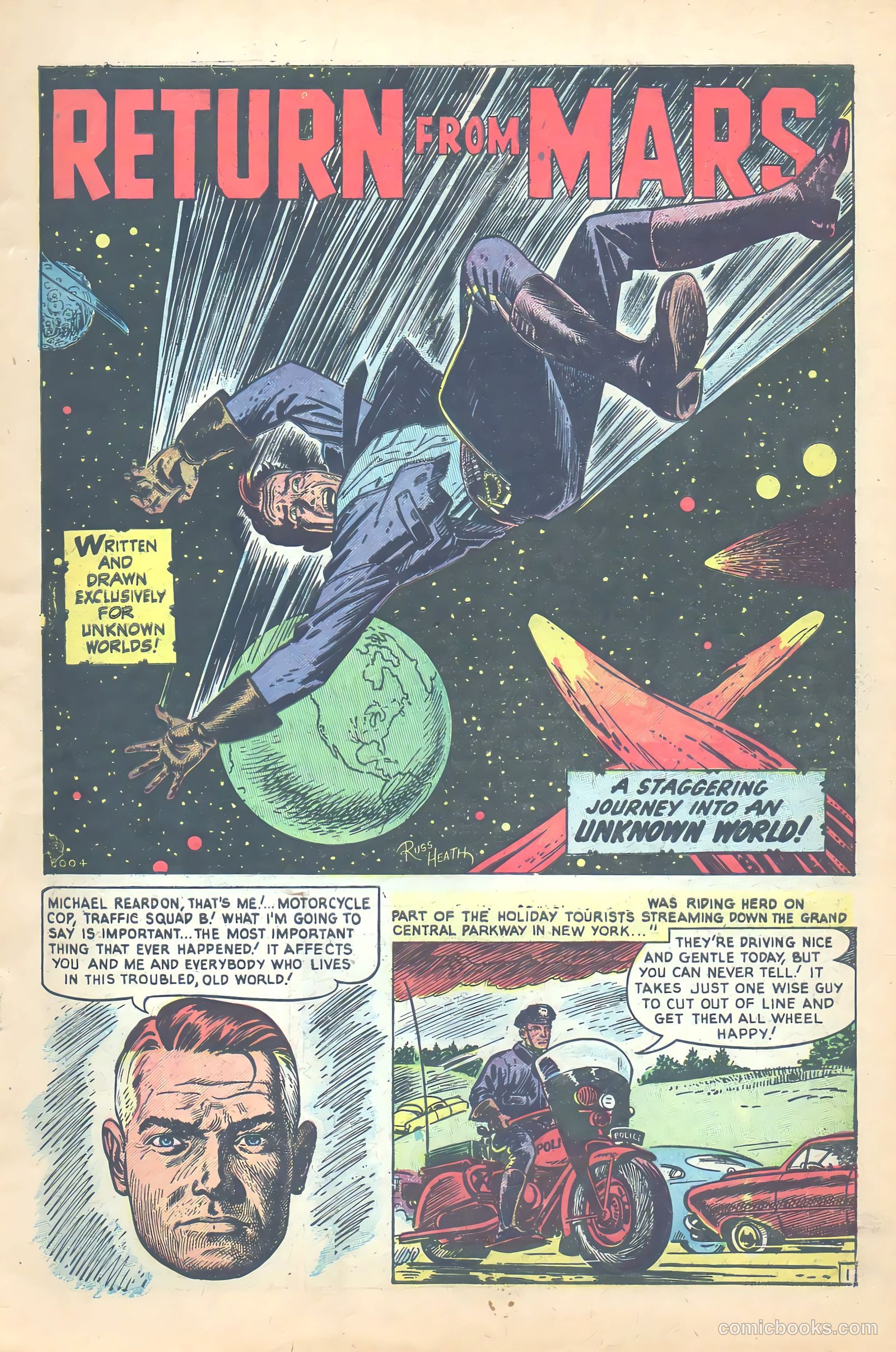 Space Mysteries #1 (1958) — page 3 of 36