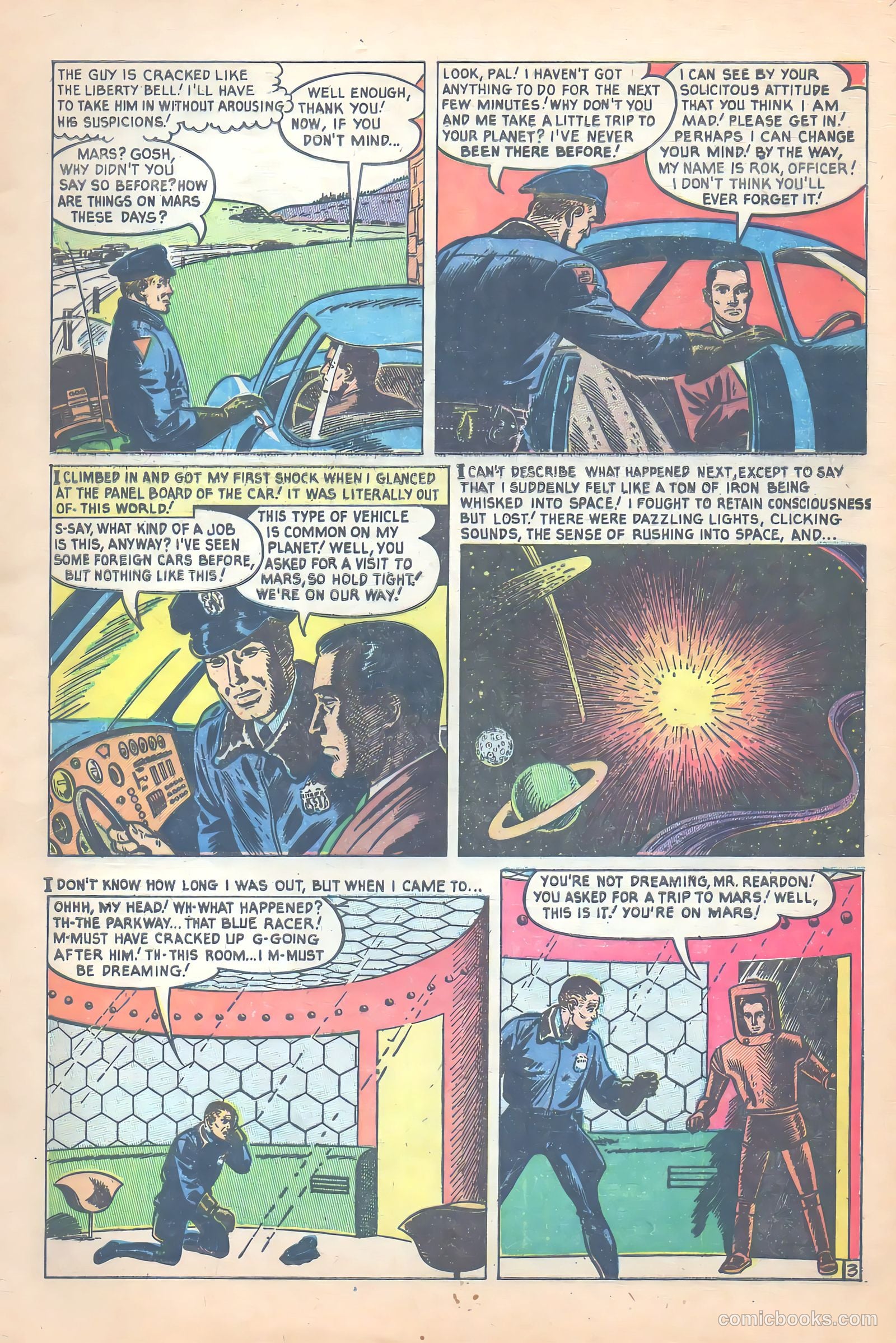 Space Mysteries #1 (1958) — page 5 of 36