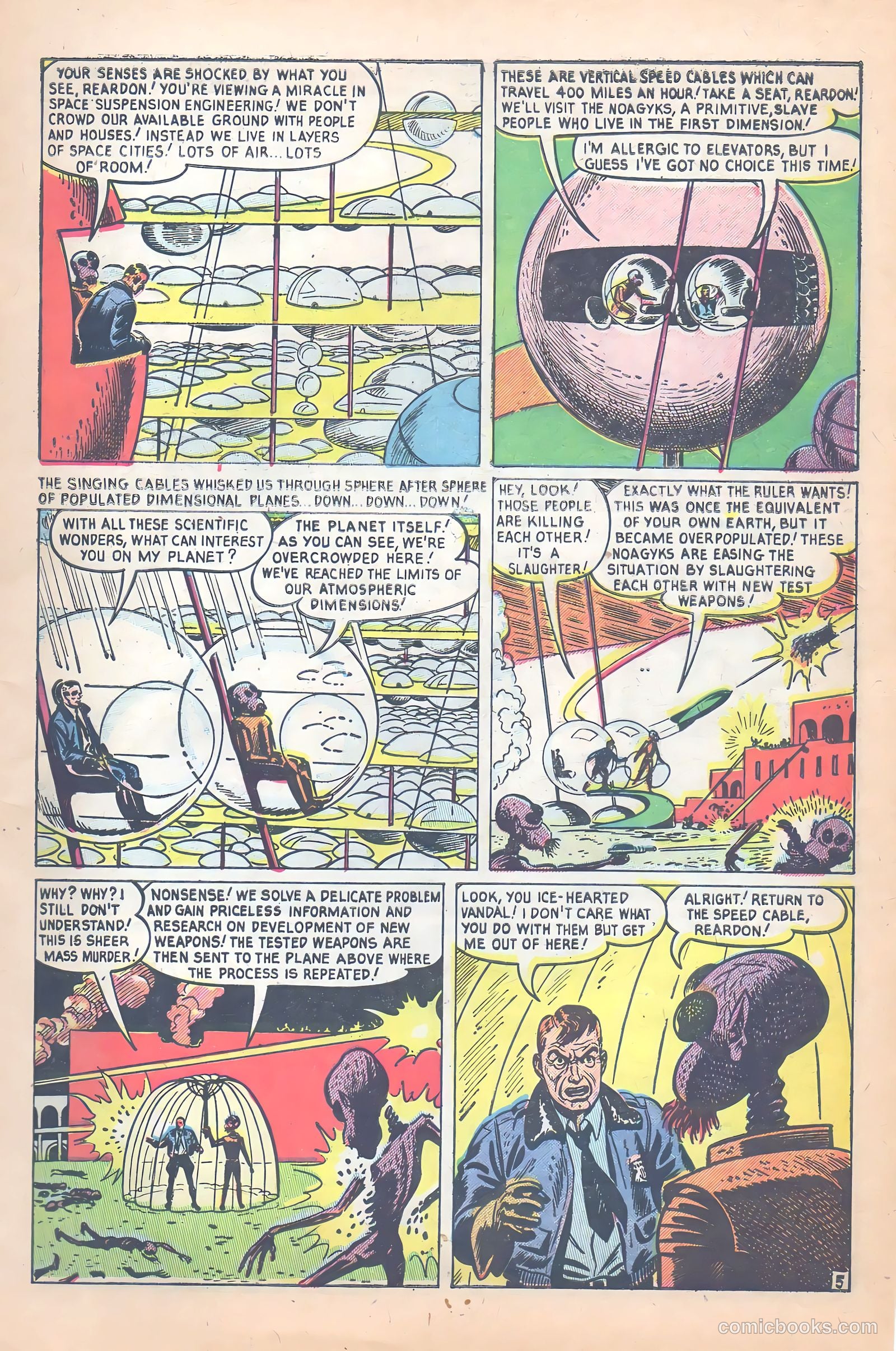 Space Mysteries #1 (1958) — page 7 of 36
